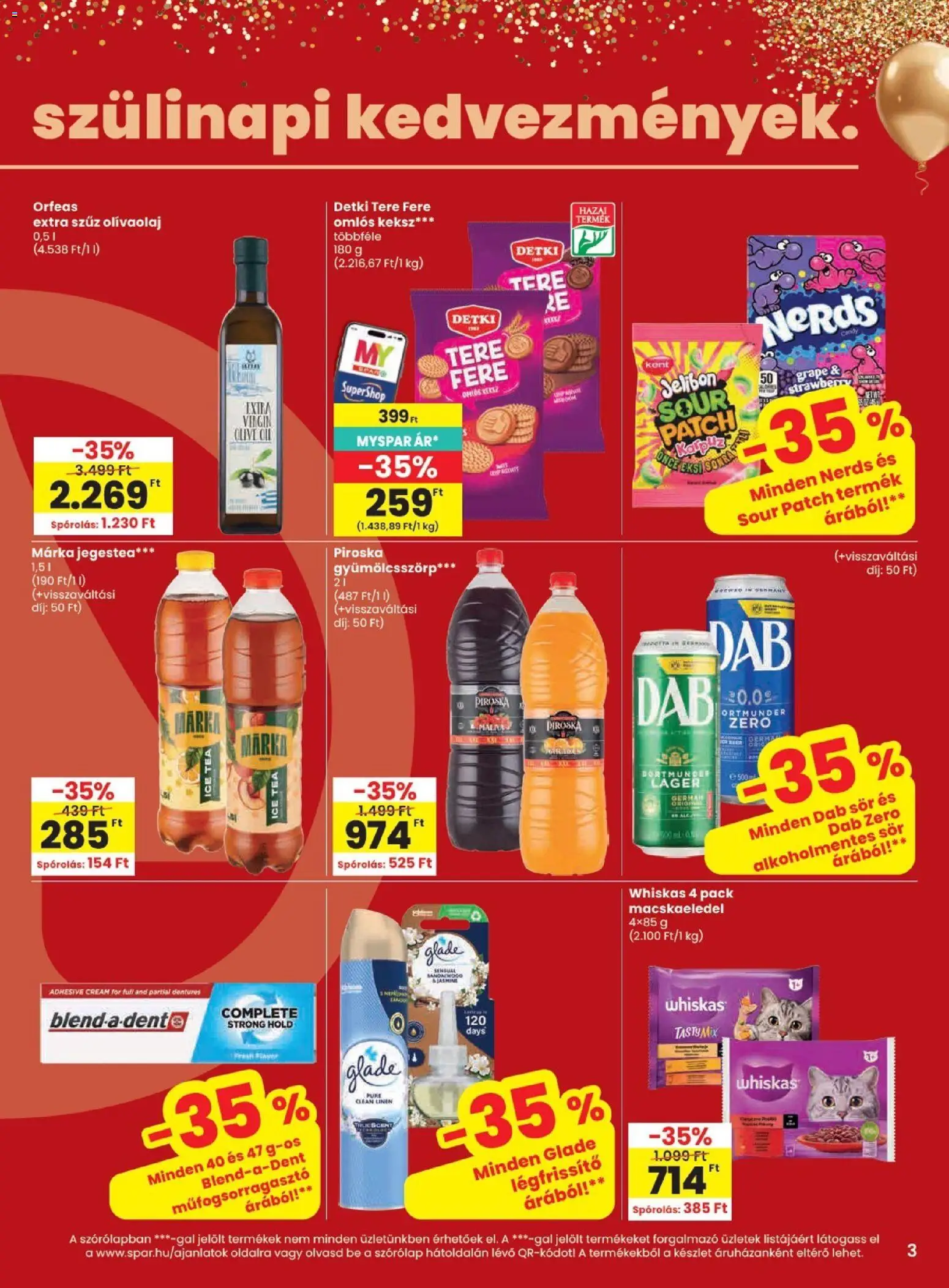 Spar akciós ujság - amely érvényes a következő dátumtól: 2026.10.22. | Oldal: 3
