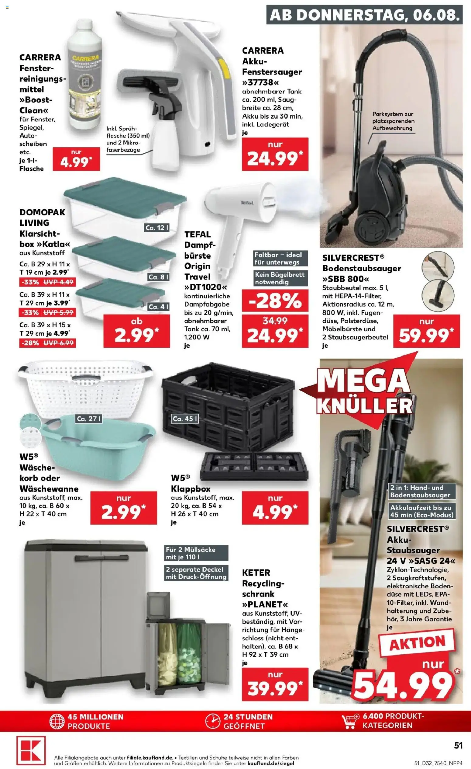 Kaufland Prospekt Eisenhüttenstadt – gültig ab 03.08.2026 | Seite: 60 | Produkte: Schrank, Box, Spiegel, Ladegerät