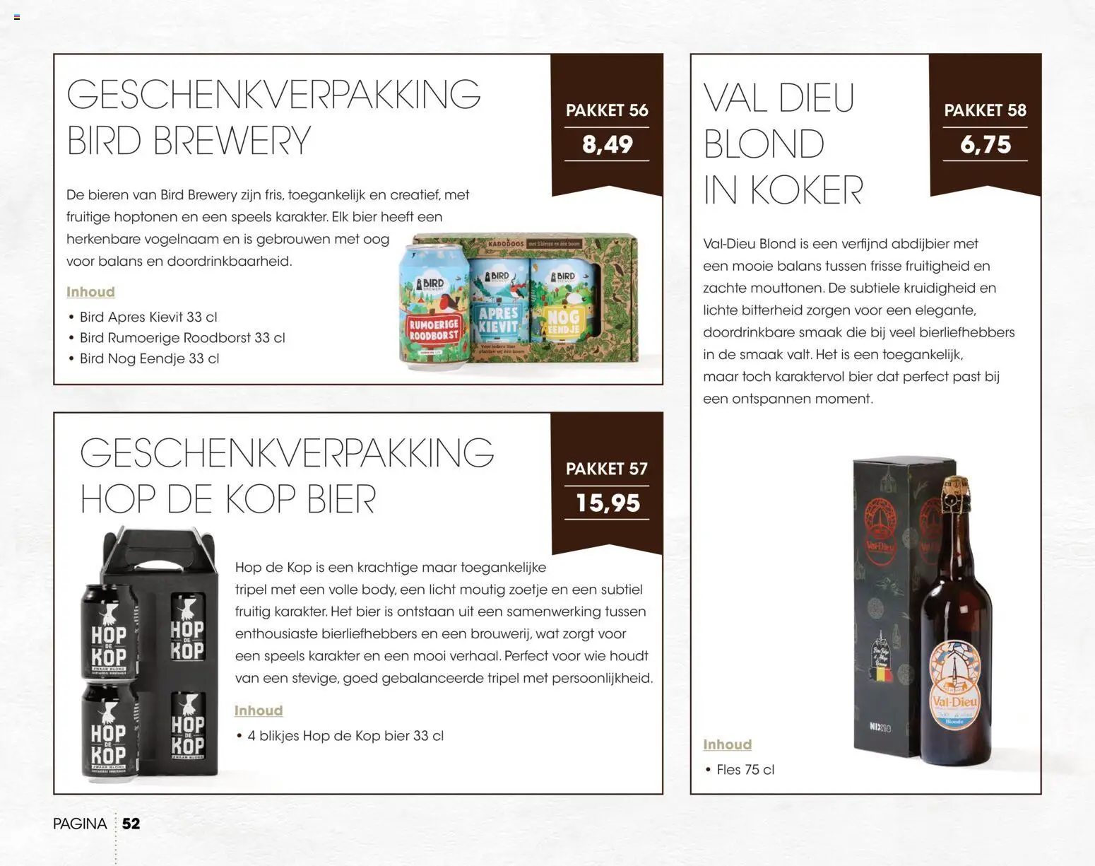 {H1} | Pagina: 52 | Producten: Bier, Fles