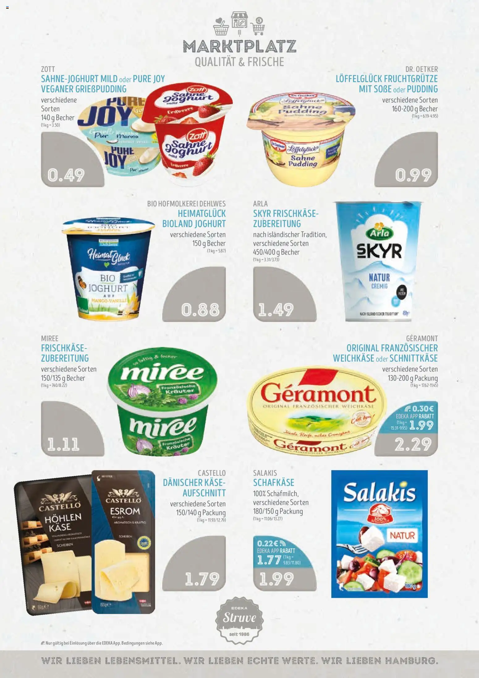 Edeka Struve Prospekt 	 – gültig ab 26.05.2026 | Seite: 8 | Produkte: Joghurt, Pudding, Salakis, Sahne