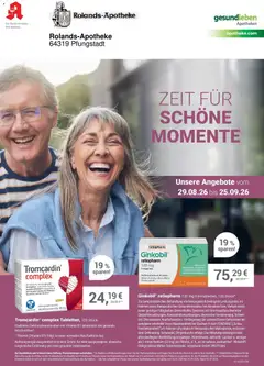Angebote - Ihre Apotheke vor Ort: Jetzt alle Angebote auch online entdecken! ab 29.08.2026 gültig