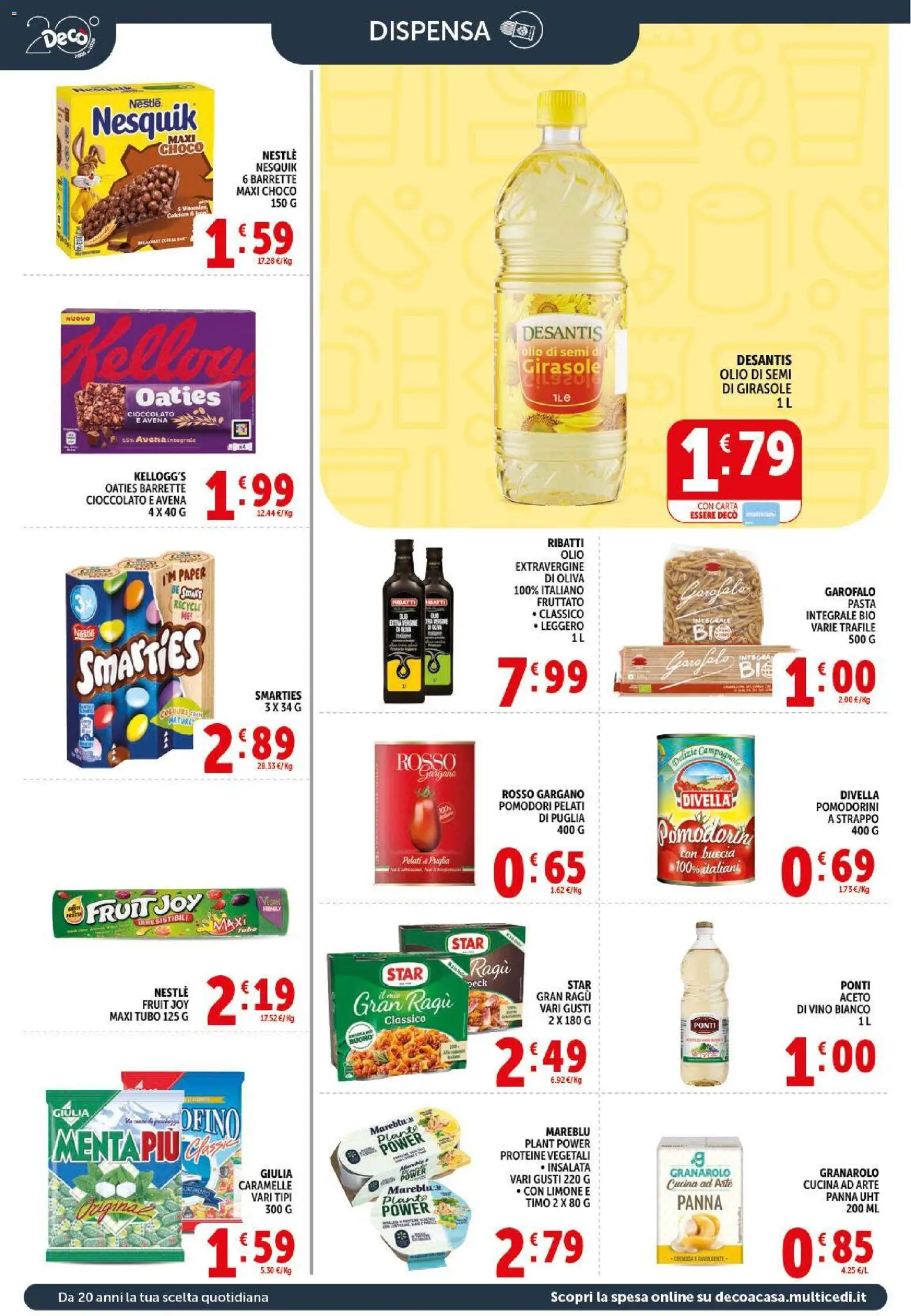Volantino Decò del 29.05.2026 | Pagina: 14 | Prodotti: Limone, Olio, Ragú, Vino bianco