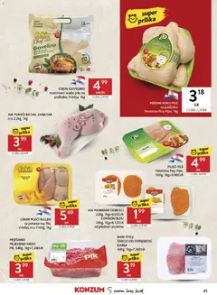 MIJEŠANO MLJEVENO MESO, PIK, 540g, 1kg=7,39EUR - Pregled kataloga iz trgovine Konzum, vrijedi od 10.06.2026 | Stranica: 25