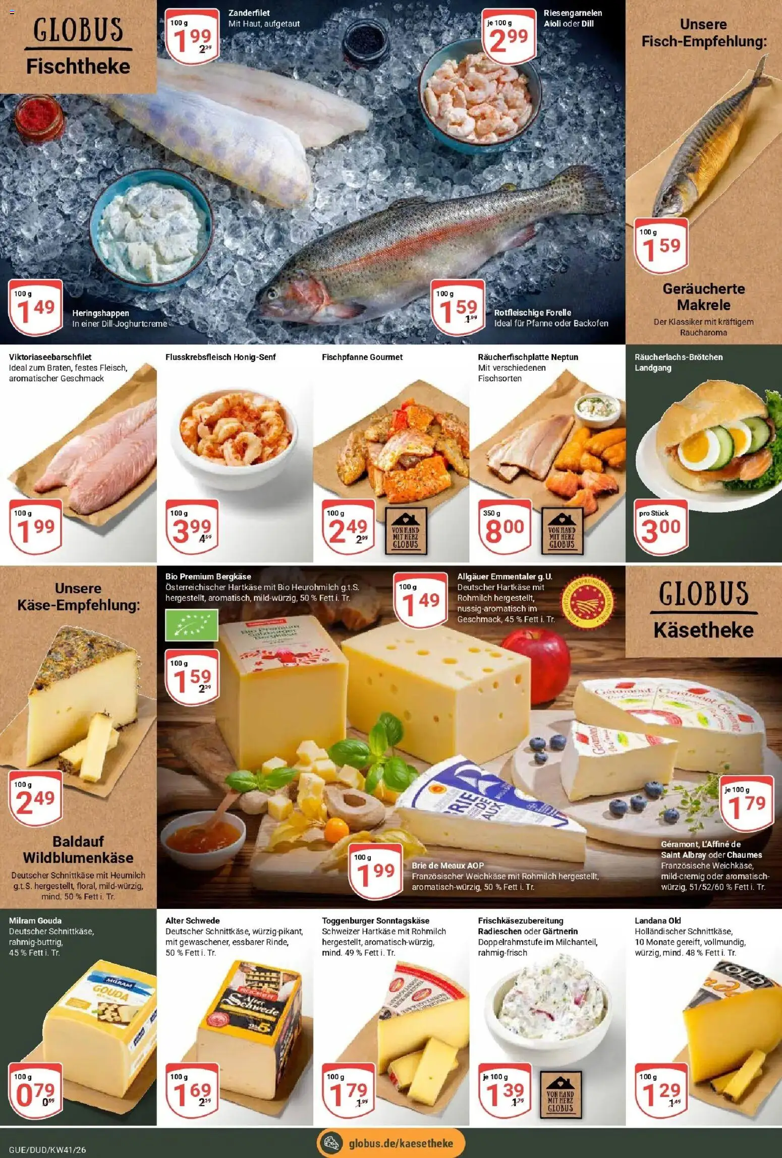 Globus Prospekt Saarbrücken-Güdingen (ab 05.10.2026) » Angebote online | Seite: 13 | Produkte: Gouda, Milram, Dill, Makrele