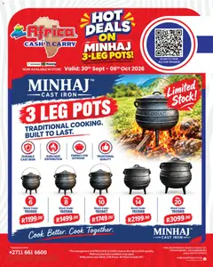 Africa Cash & Carry specials catalogue – valid from 30/09/2026