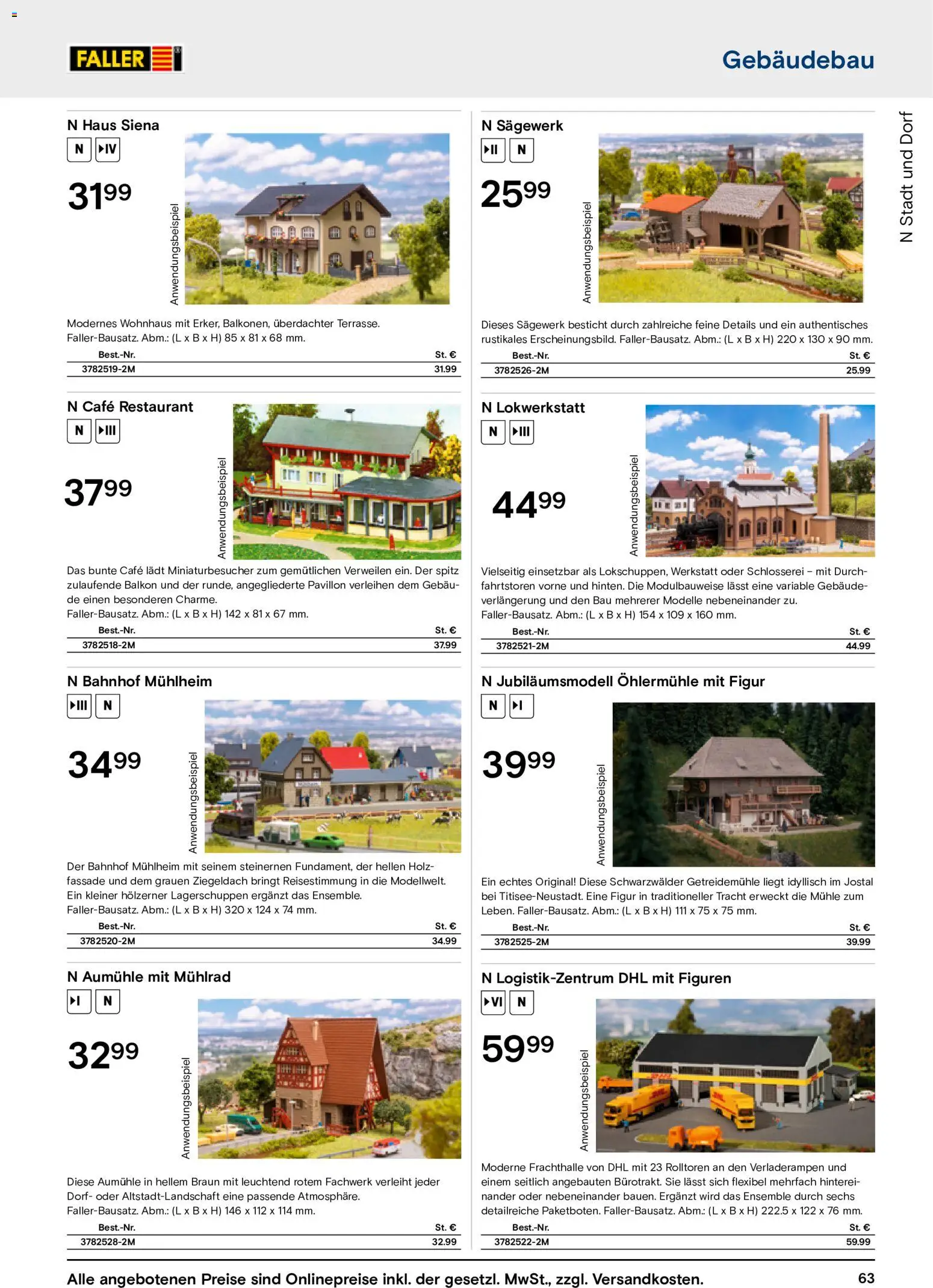 Conrad Modellbahn Katalog – gültig ab 07.09.2026 | Seite: 67 | Produkte: Mühle