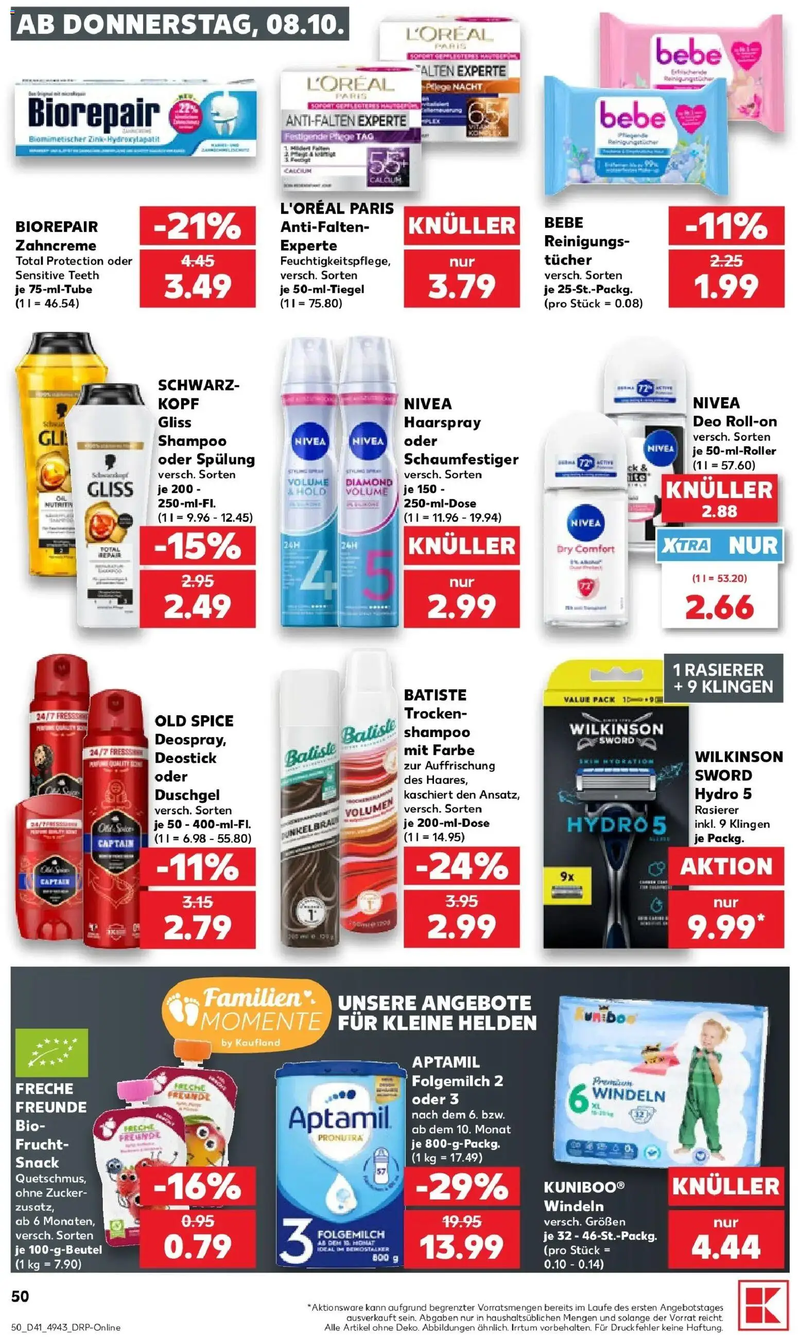 Prospekt Kaufland ab 05.10.2026 » Angebote Online zum Blättern | Seite: 60 | Produkte: Shampoo, Spülung, Duschgel, Zucker
