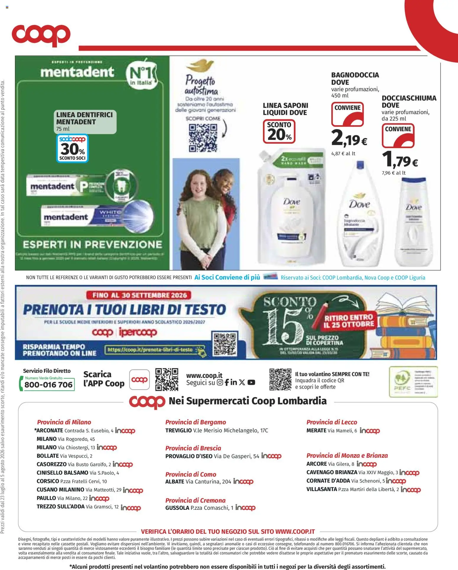 Volantino COOP del 23/07/2026 | Pagina: 13 | Prodotti: Balsamo, Tè, Data