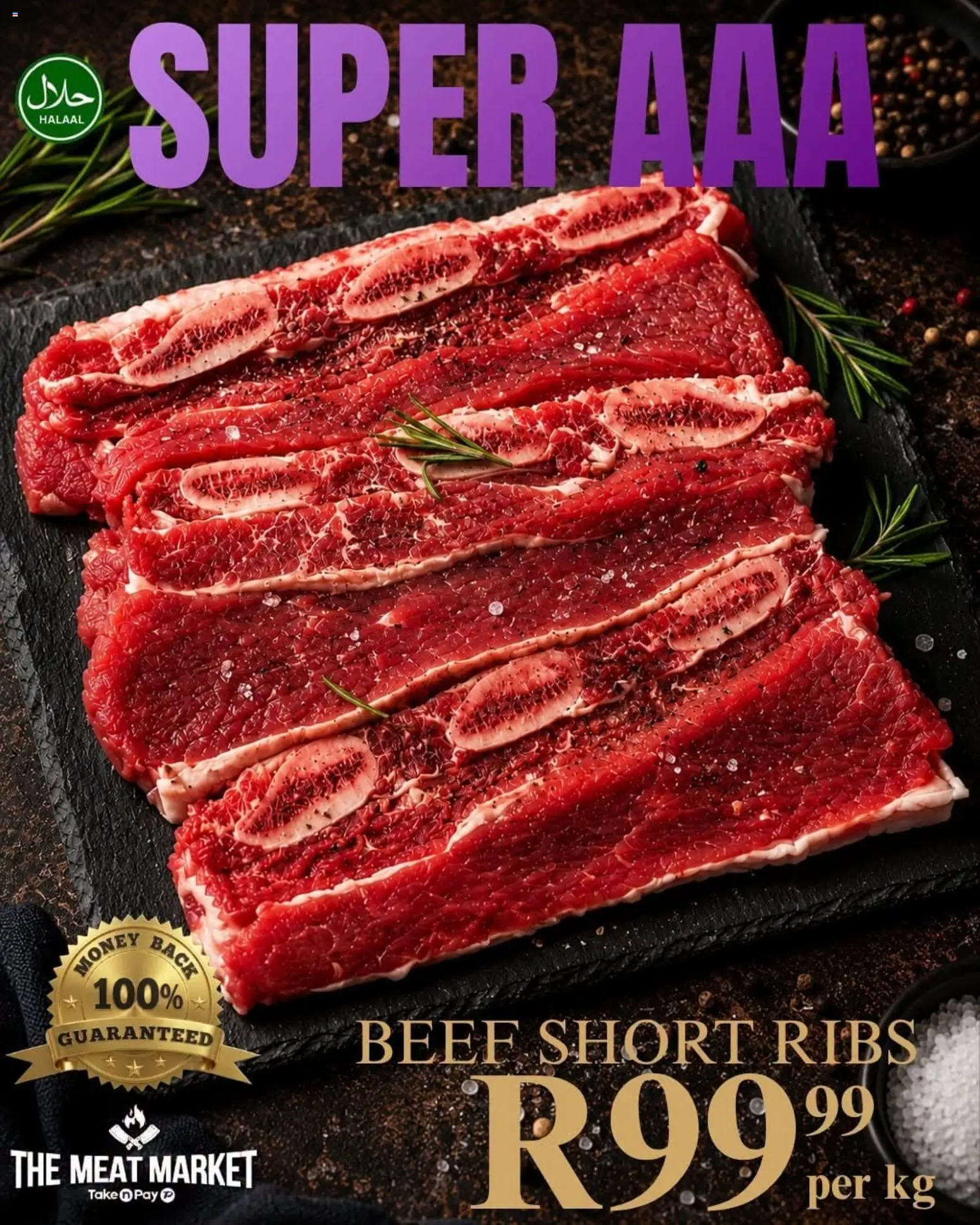 New Take n Pay catalogue – valid from 19/07/2026 | Page: 3 | Products: Ribs, Beef