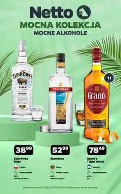 Pogląd oferty "Netto gazetka - Mocne alkohole" - ważna od 31.08.2026
