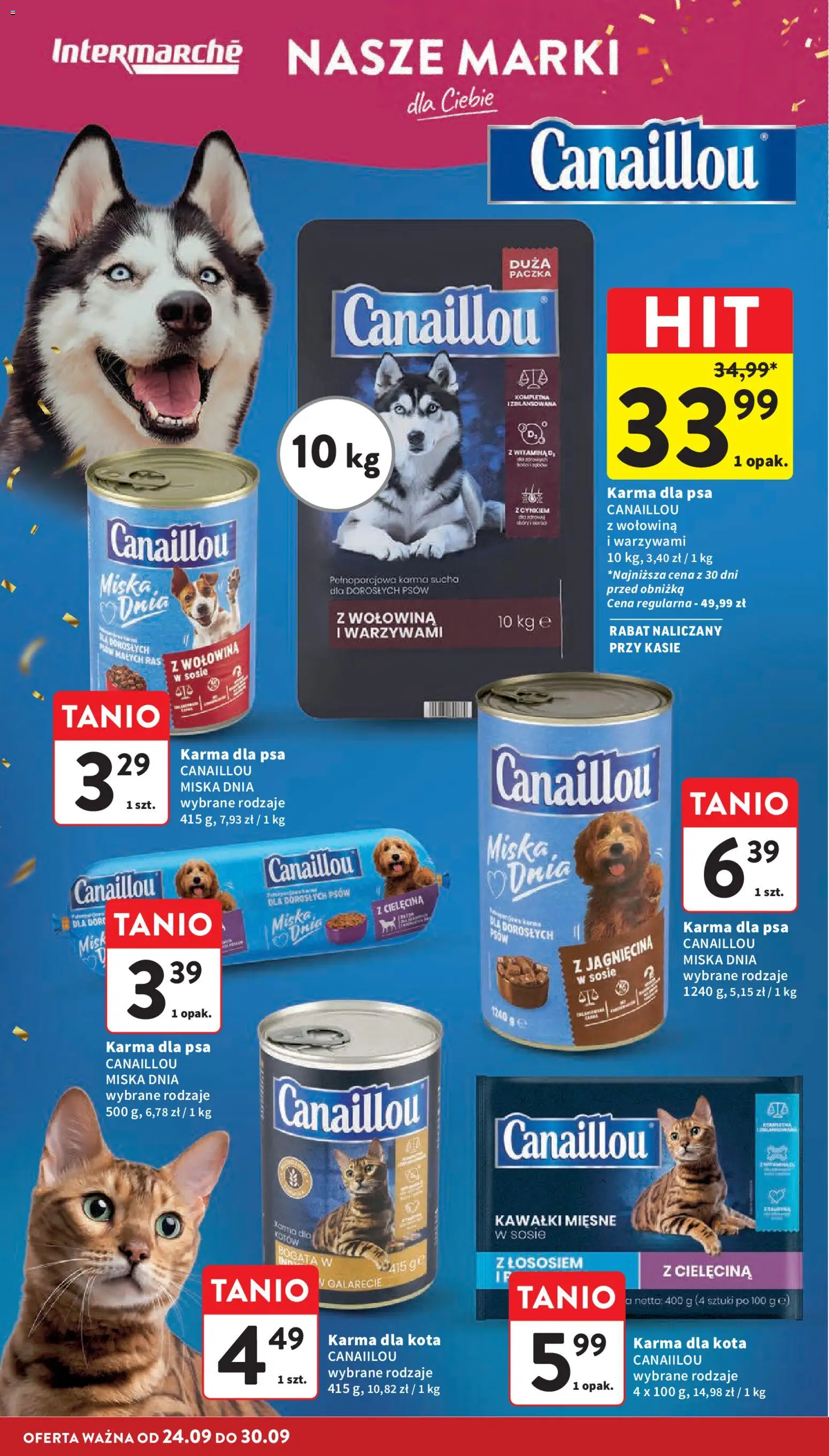 Intermarche gazetka od 24.09.2026 | Strona: 38 | Produkty: Jagnięcina, Wołowina, Karma, Cielęcina