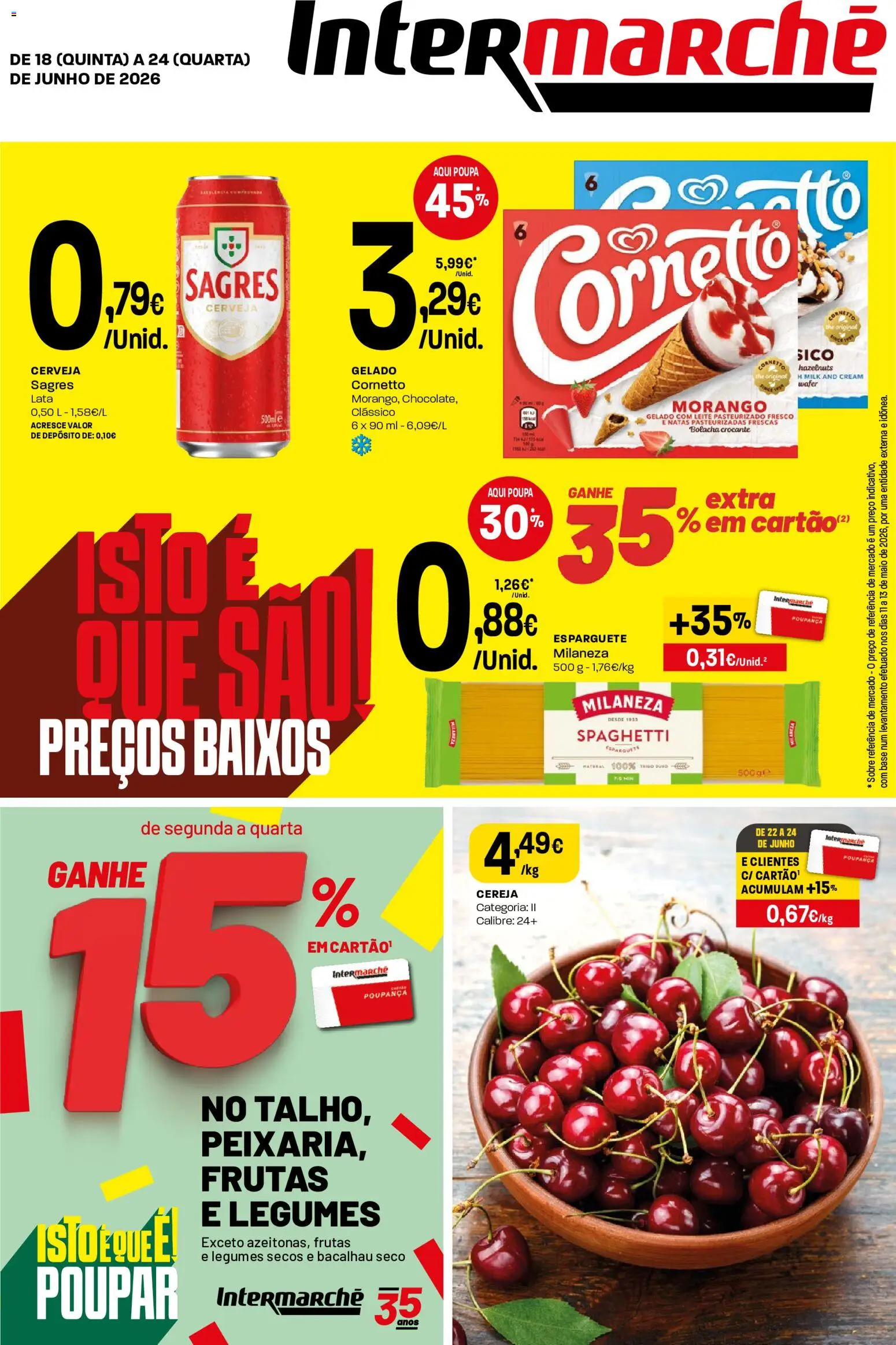 Intermarché Folheto Mini │ válido de 18.06.2026 | Página: 1