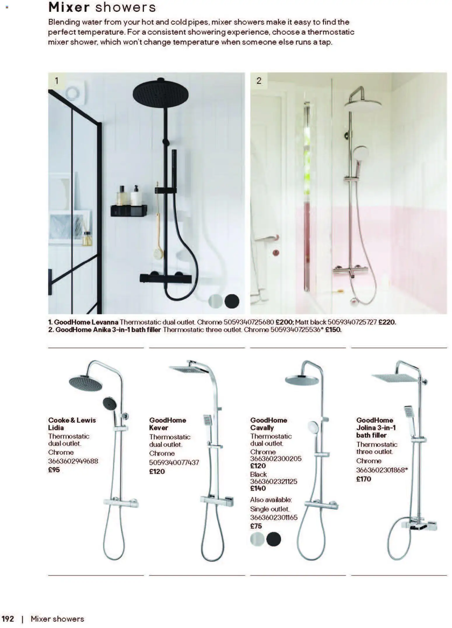 {H1} | Page: 192 | Products: Bath, Mixer