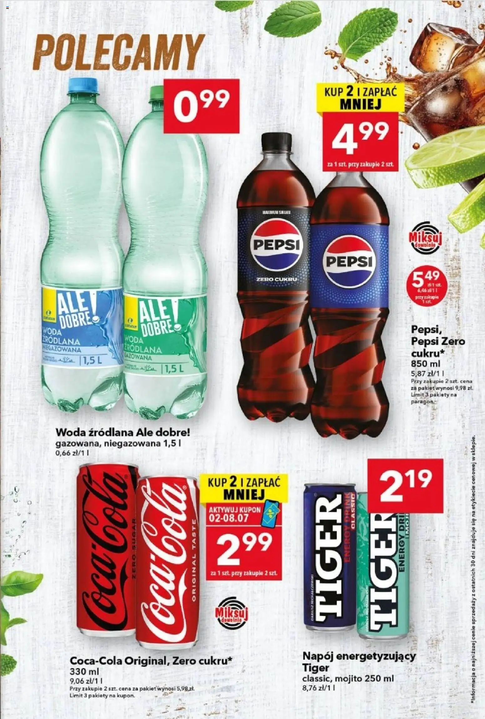 Lewiatan gazetka od 02.07.2026 | Strona: 11 | Produkty: Woda źródlana, Pepsi, Woda