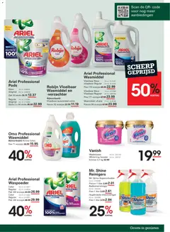 Sligro folder - Voorbeeld van een folder van Sligro, geldig van 24-09-2026 | Pagina: 61 | Producten: Wasmiddel, Fles, Zak, La