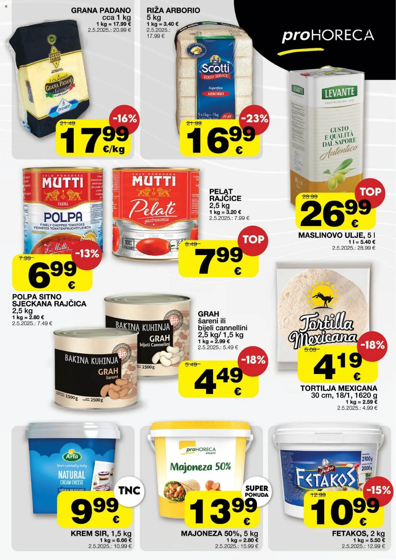 Stanić Diskont katalog | vrijedi od 20.08.2026 | Stranica: 13 | Proizvodi: Grana Padano, Majoneza, Rajčica, Kuhinja
