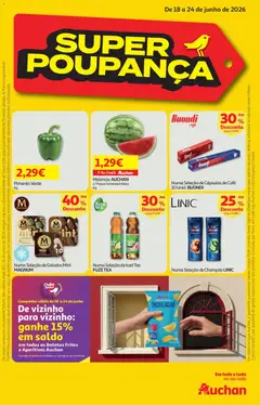 Pré-visualização Auchan folheto válido de 18.06.2026
