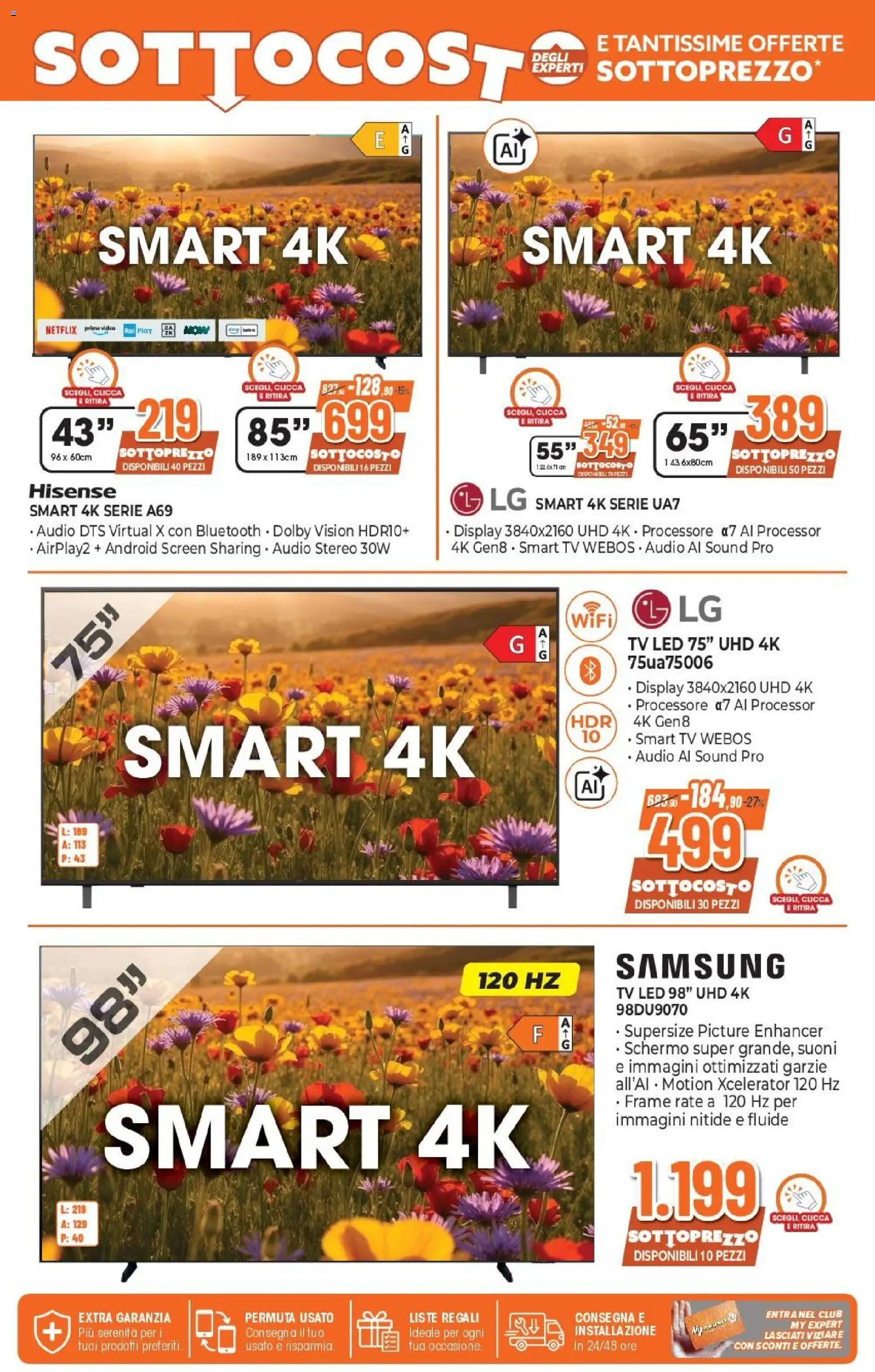 Volantino Expert del 07.05.2026 | Pagina: 10 | Prodotti: smart TV, TV, Audio, Samsung