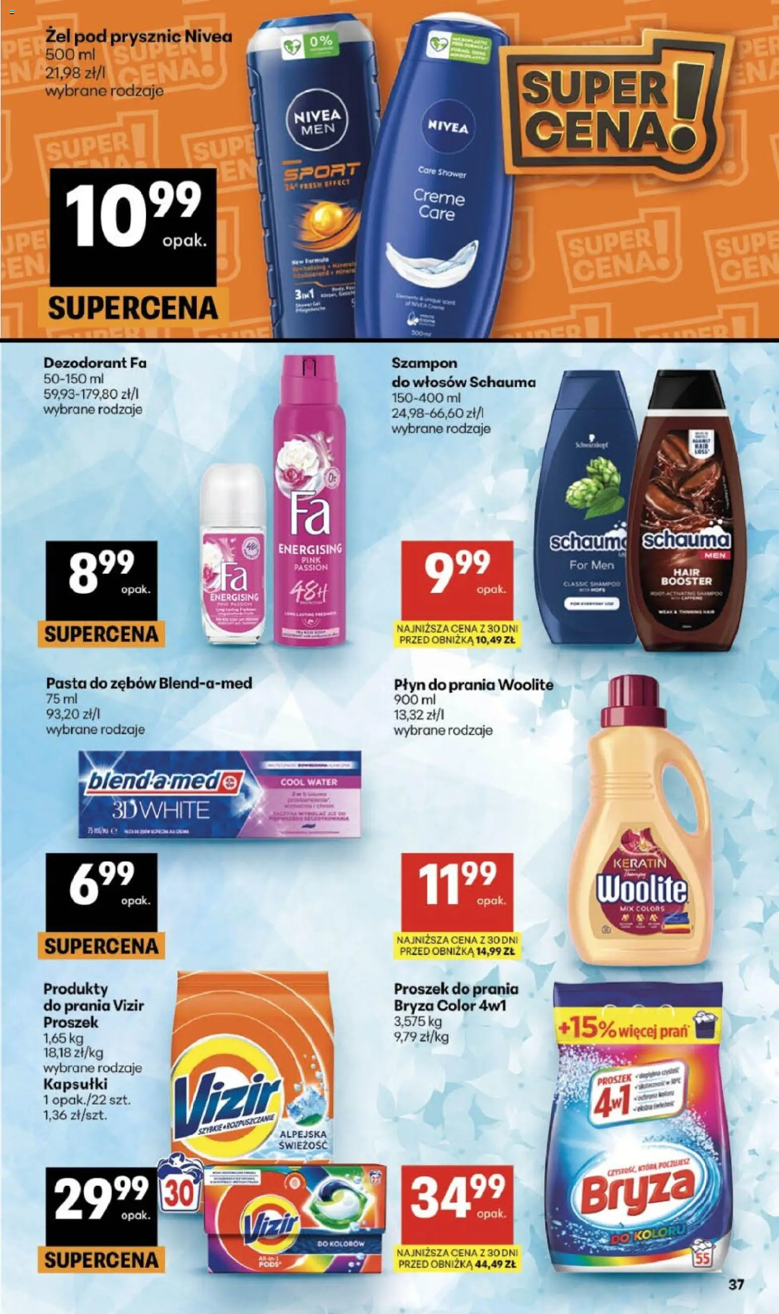 Delikatesy Centrum gazetka od 16.07.2026 | Strona: 37 | Produkty: Kapsułki, Vizir, Szampon, Proszek do prania