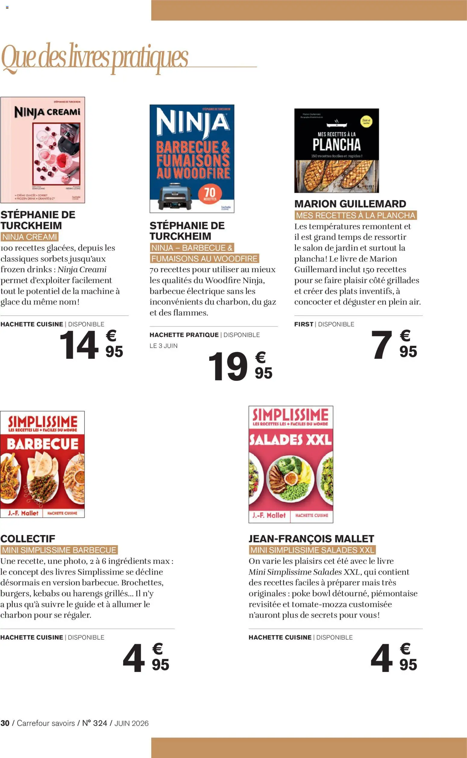 {H1} | Page: 30 | Produits: Barbecue, Mais, Salon de jardin, Livre