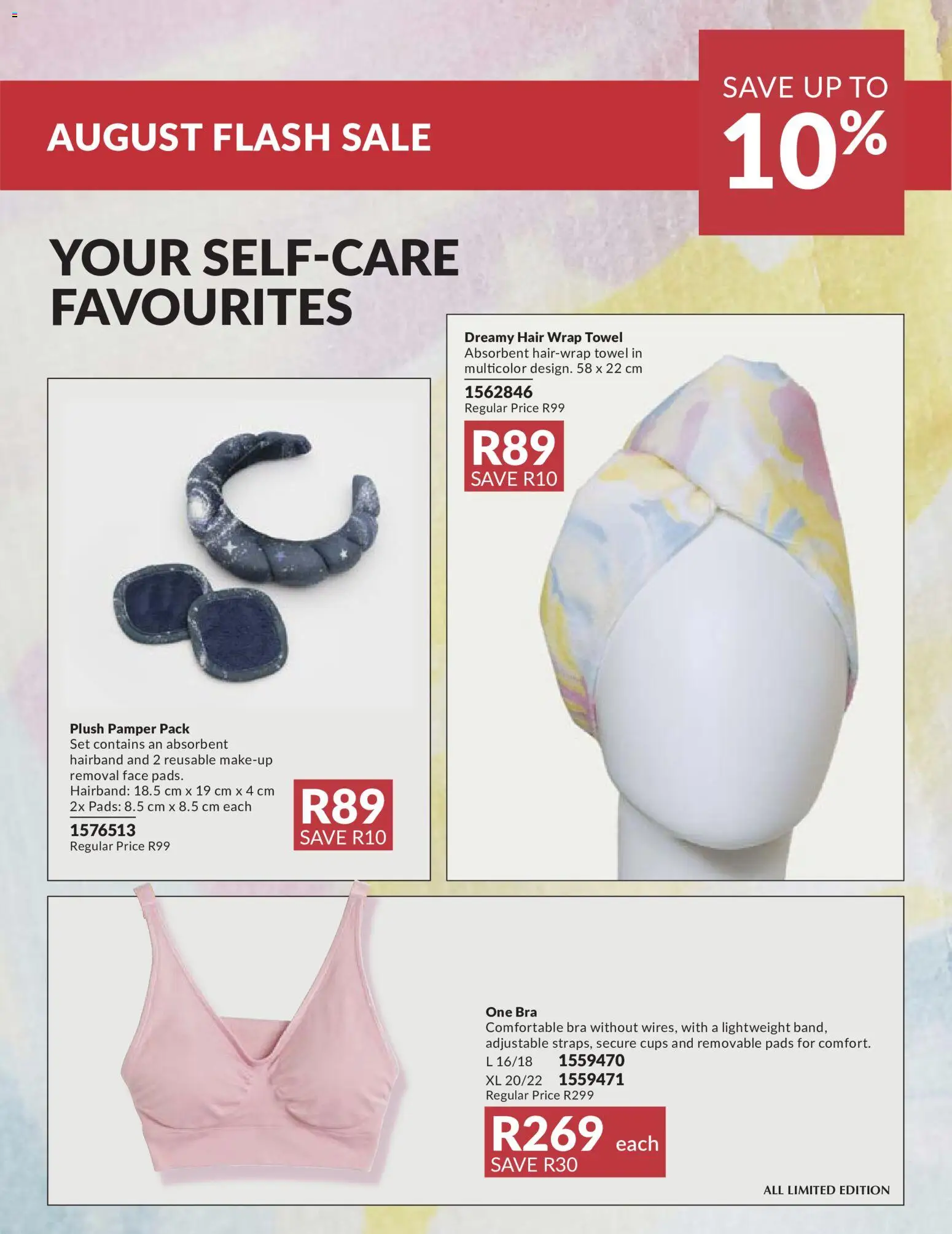 New Avon catalogue – valid from 24/08/2026 | Page: 37 | Products: Bra, Pads, Towel