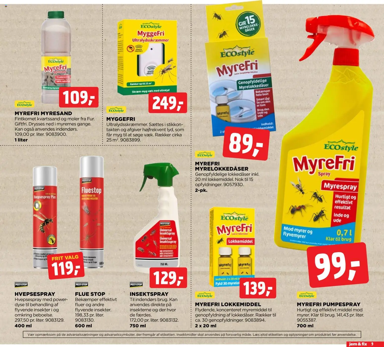 Jem & fix tilbudsavis – gyldig fra 24.05.2026 | Side: 9 | Produkter: Søm