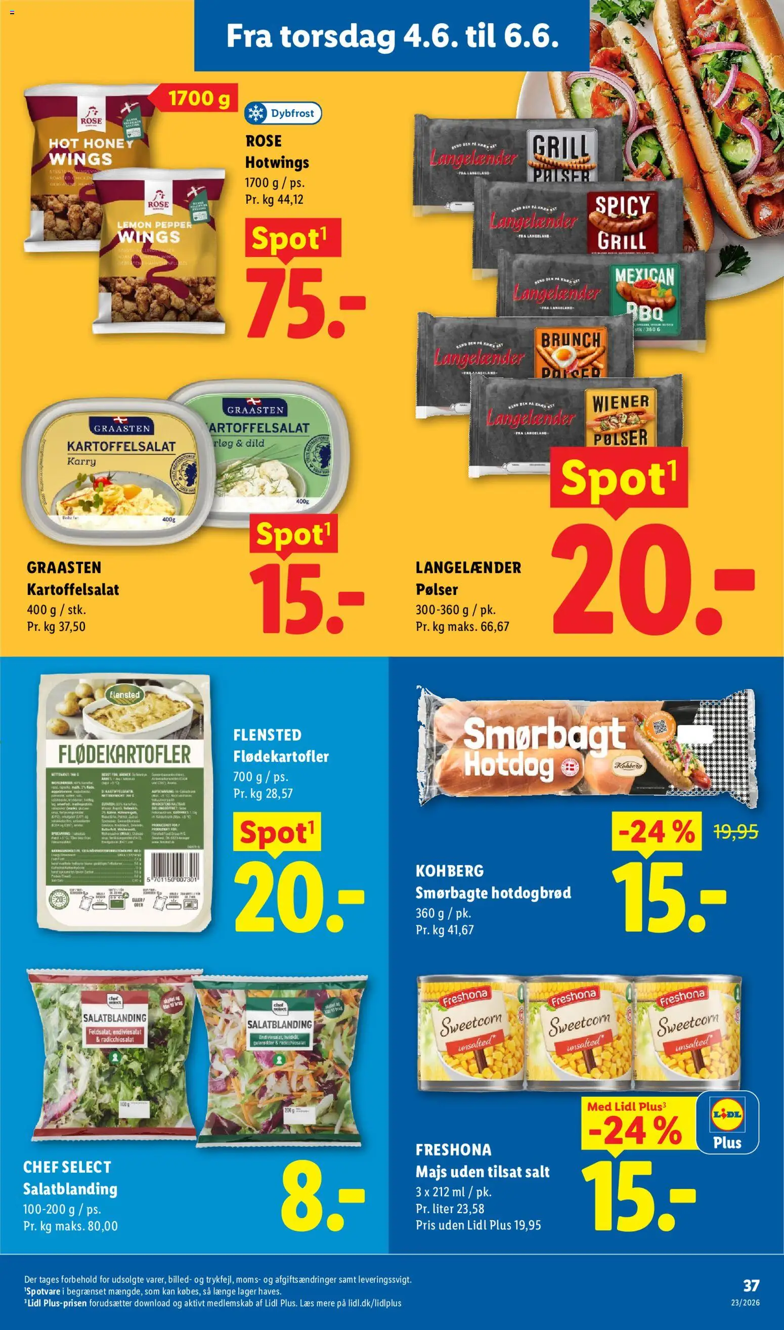 Lidl tilbudsavis – gyldig fra 31.05.2026 | Side: 42 | Produkter: Kartoffelsalat, Dild, Majs, Søm