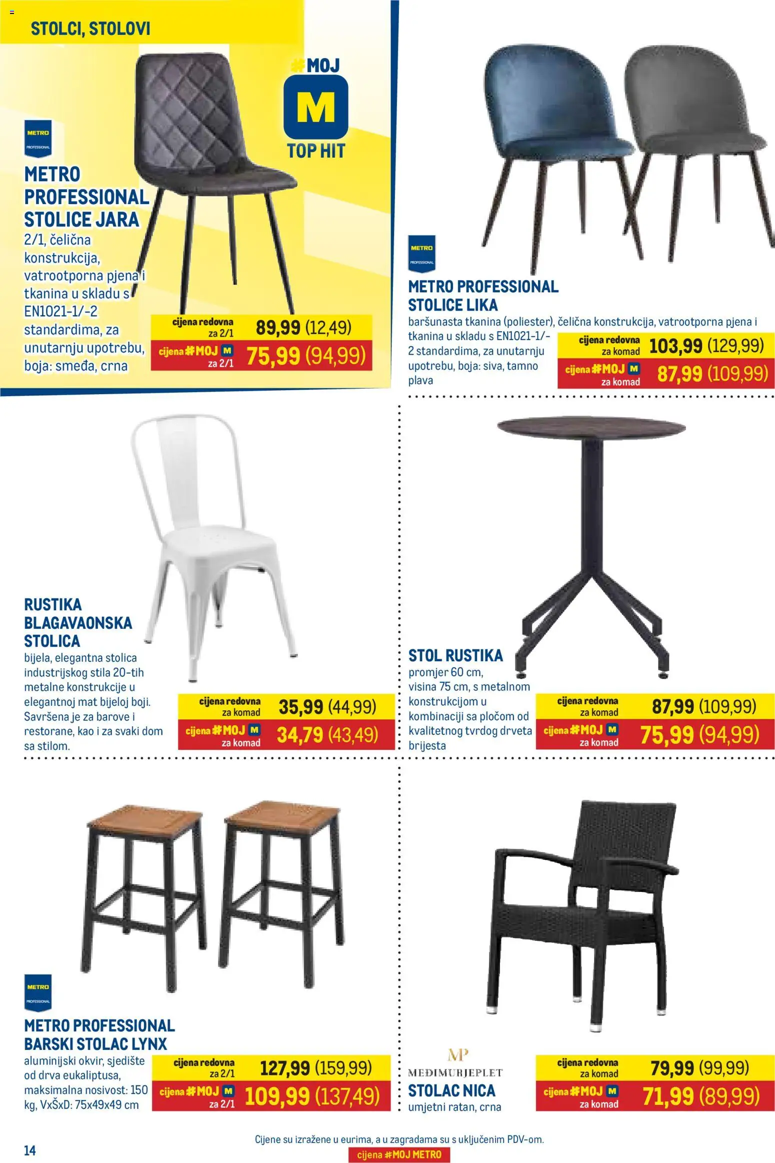 Metro katalog | vrijedi od 16.06.2026 | Stranica: 10 | Proizvodi: Stol, Stolica