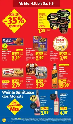 Náhled letáku Lidl Německo leták od 04.05.2026 | Strana: 22 | Produkty: Whisky, Steak, Rošt, Protein