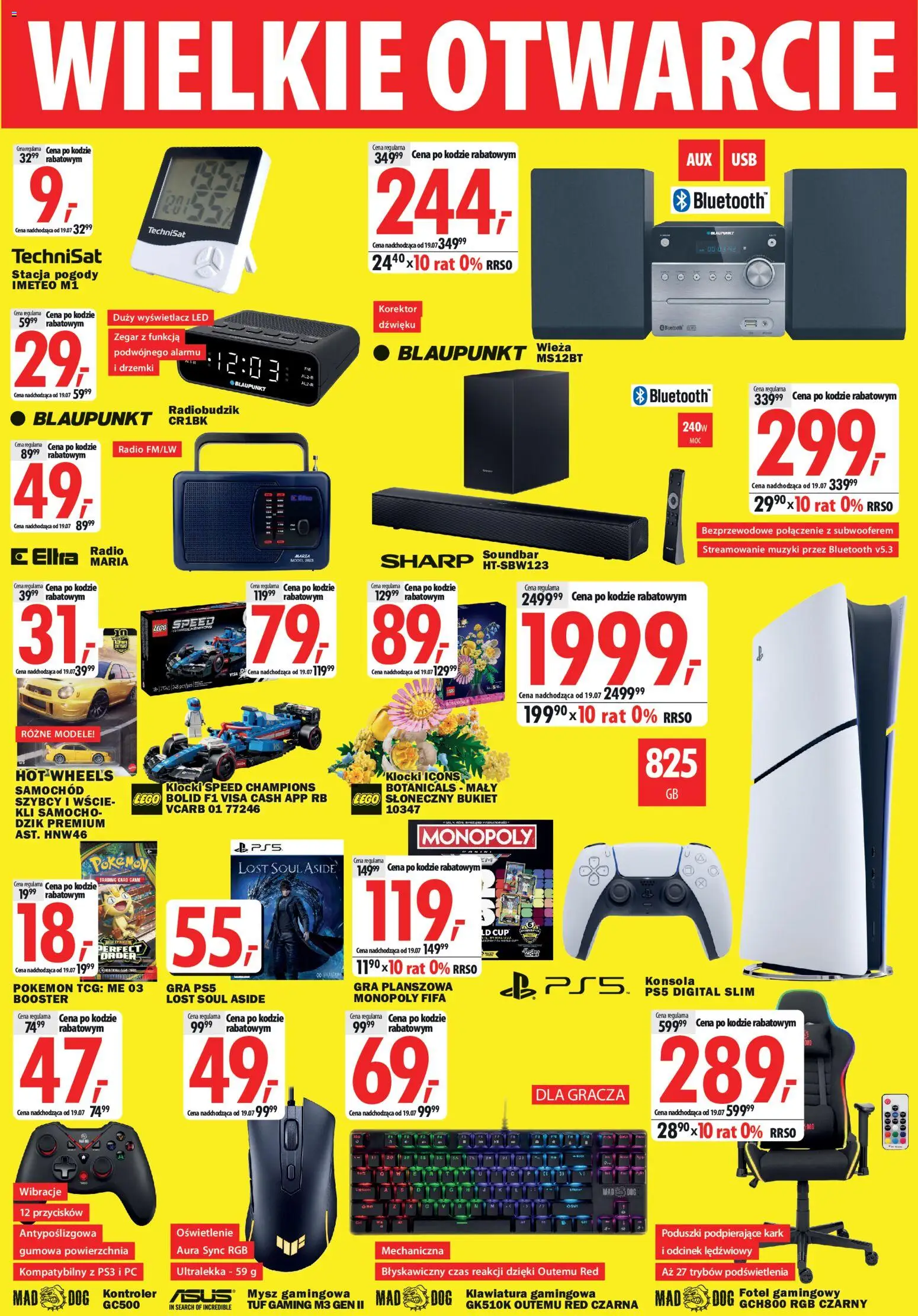 Mediaexpert promocje - Wielkie otwarcie Lubartów od 09.07.2026 | Strona: 3 | Produkty: PC, Klawiatura, Zegar, Kontroler