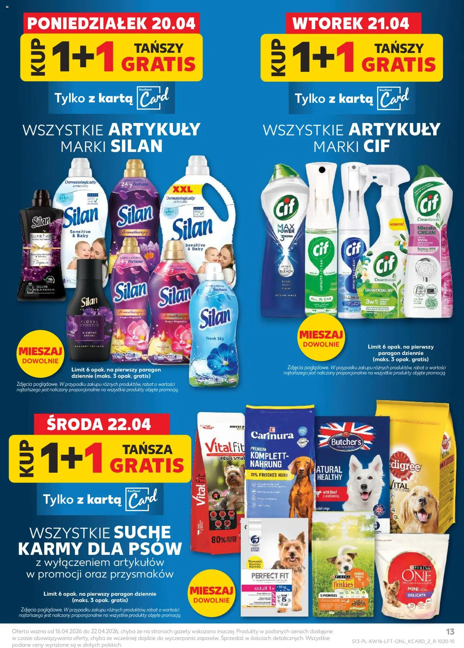 Kaufland gazetka od 16.04.2026 | Strona: 13 | Produkty: Karta