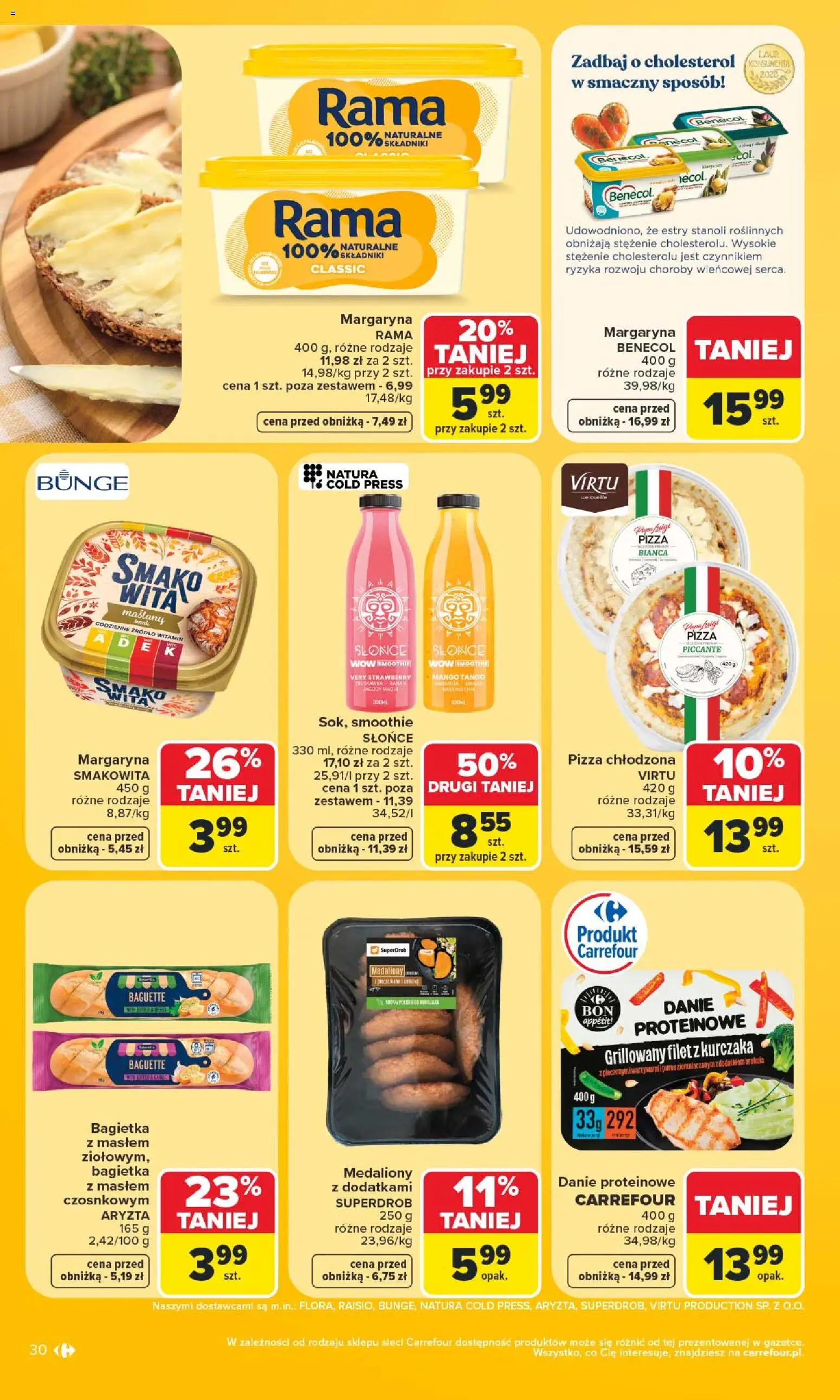 Carrefour gazetka od 29.06.2026 | Strona: 32 | Produkty: Mango, Smoothie, Bagietka, Pizza