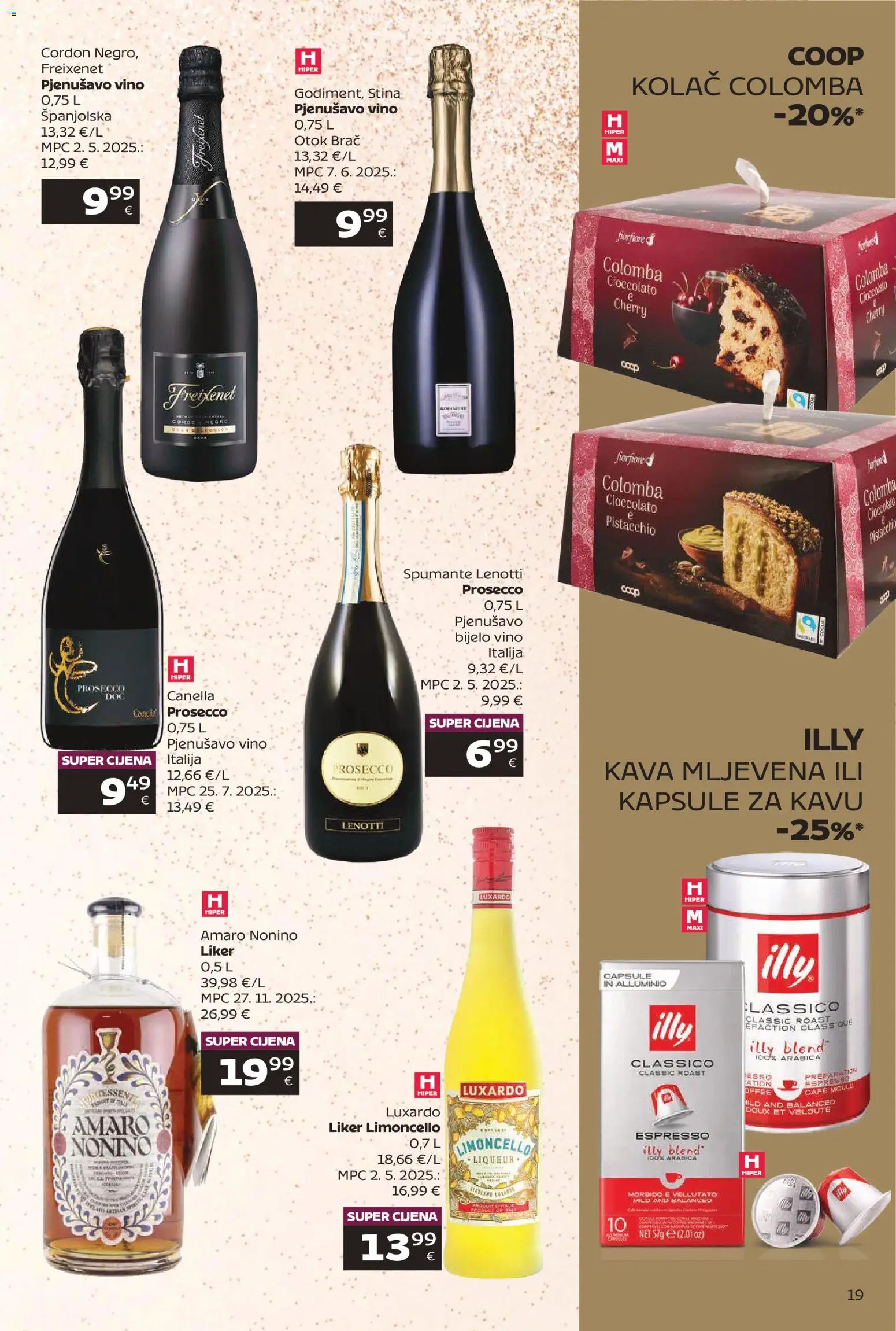 Tommy katalog | vrijedi od 09.03.2026 | Stranica: 19 | Proizvodi: Bijelo vino, Prosecco, Vino, Kapsule za kavu
