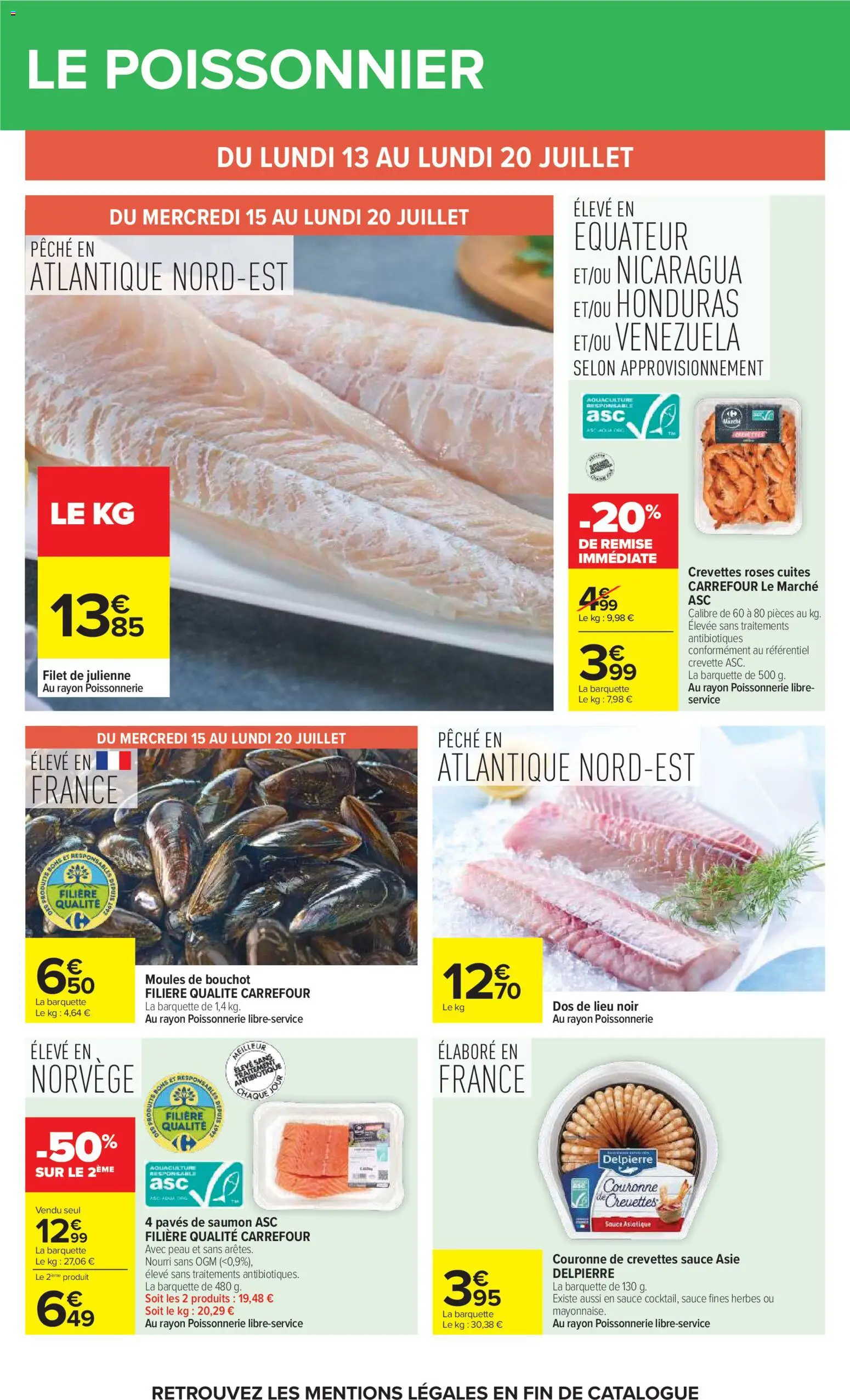 {H1} | Page: 26 | Produits: Pêche, Crevette, Moules de bouchot, Saumon
