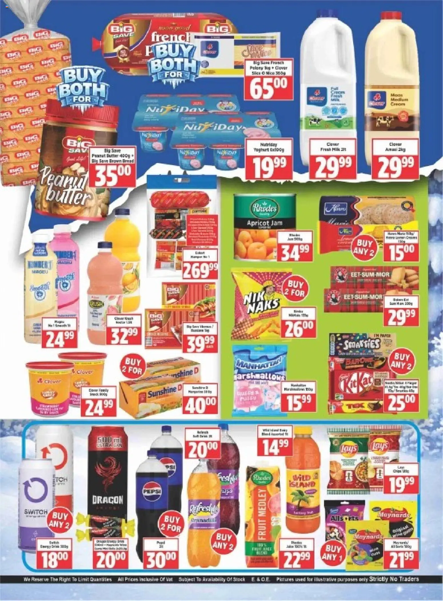 New Big Save catalogue – valid from 28.04.2026 | Page: 3 | Products: Jam, Yoghurt, Switch, Fruit