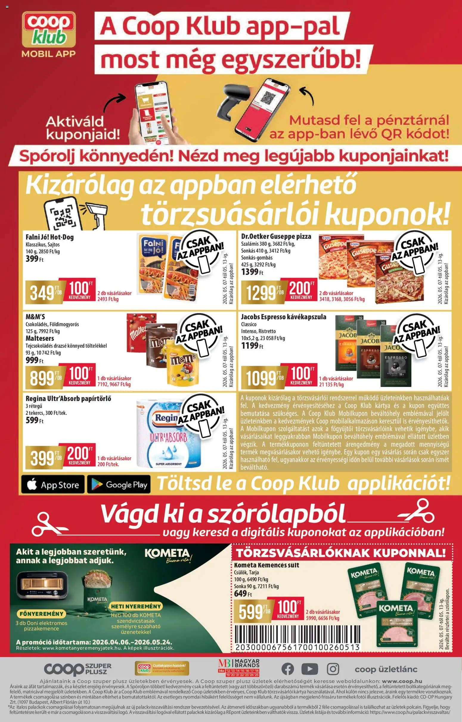COOP akciós ujság - amely érvényes a következő dátumtól: 07.05.2026 | Oldal: 12