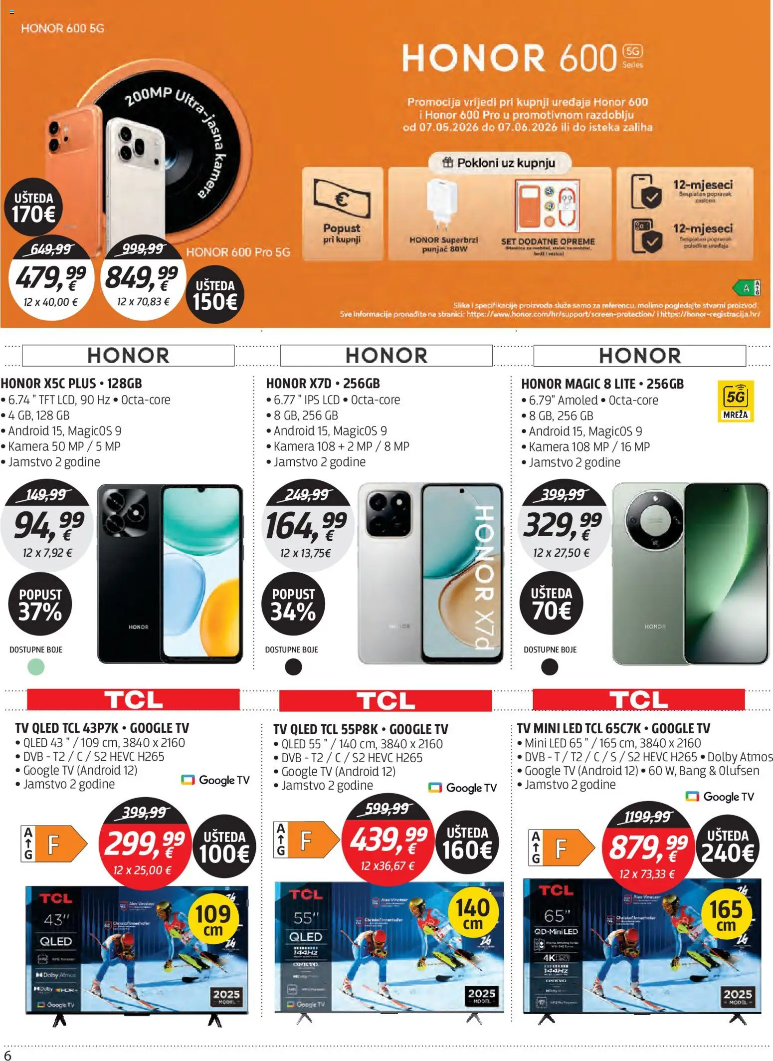 Centar Tehnike katalog | vrijedi od 25.05.2026 | Stranica: 6 | Proizvodi: Tv
