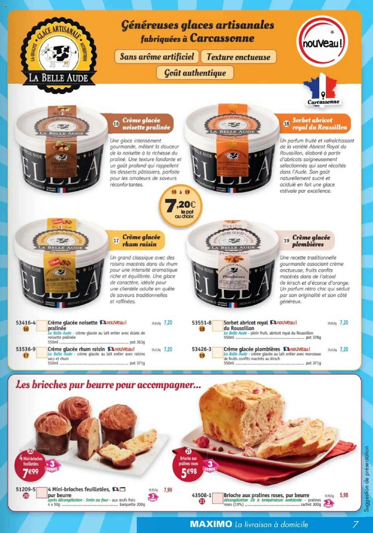 {H1} | Page: 7 | Produits: Noisette, Rhum, Œufs, Crème