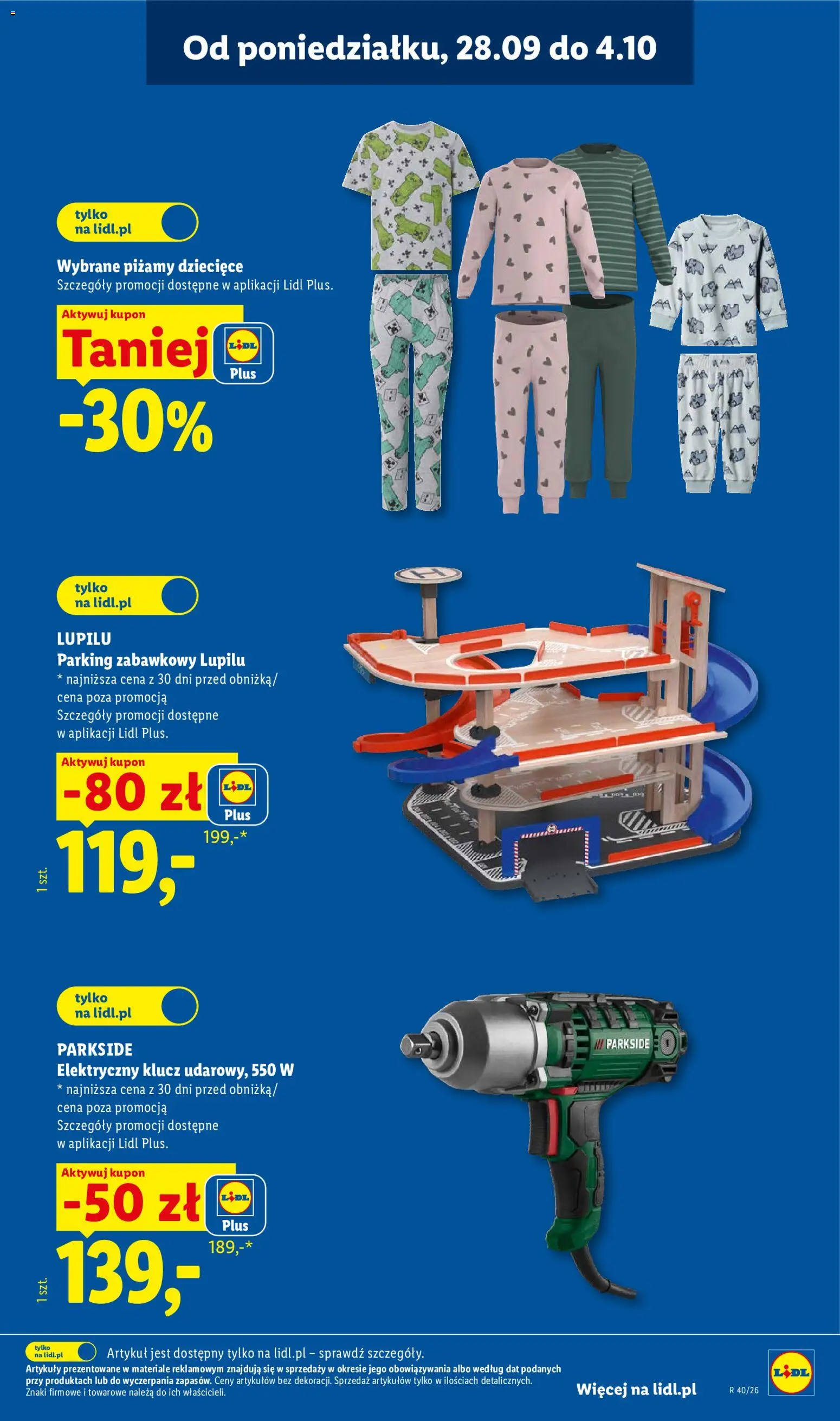 Lidl Polsko katalog od 28.09.2026 | Strana: 11 | Produkty: Parkside