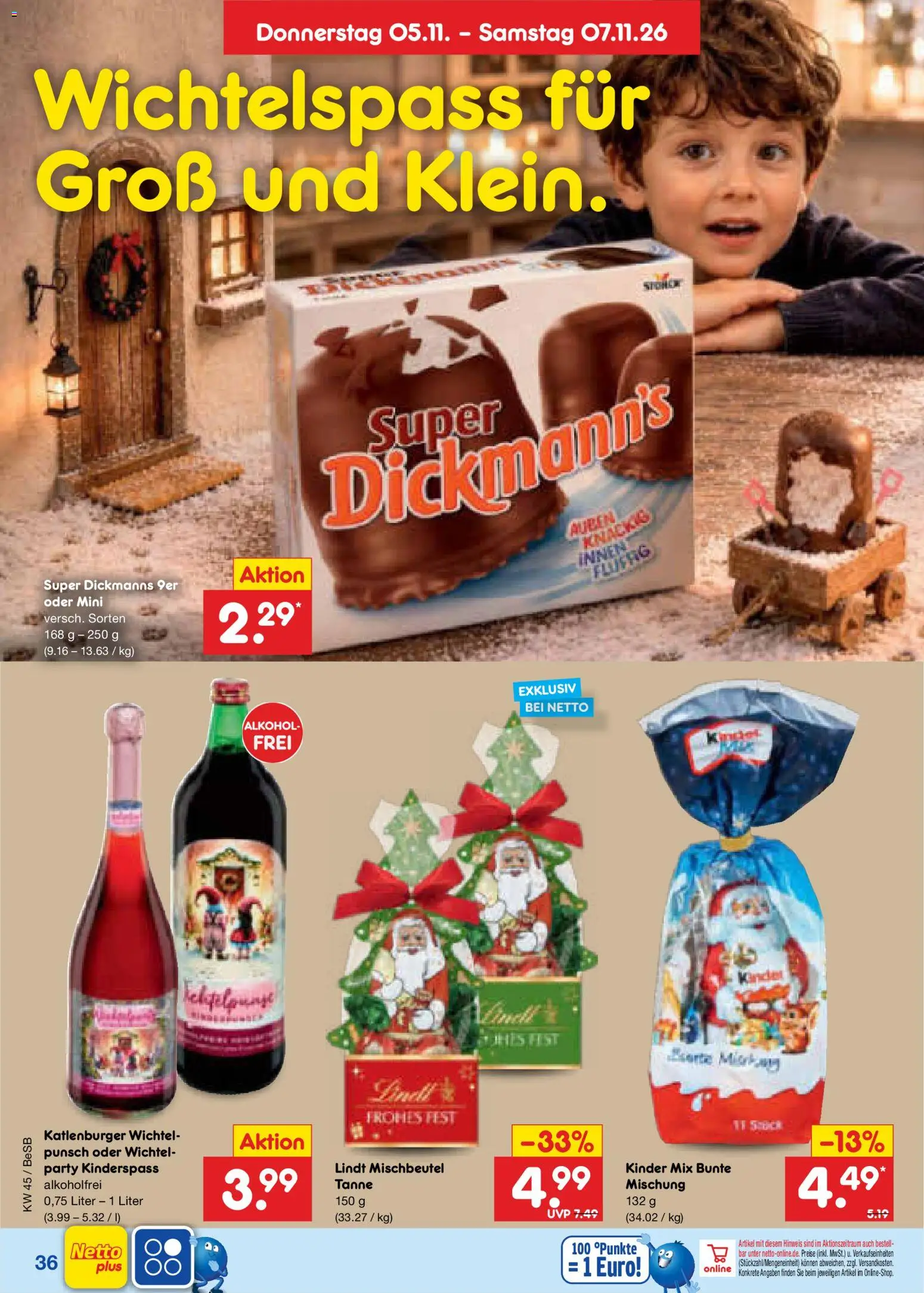 Netto Marken-Discount Prospekt – gültig ab 02.11.2026 | Seite: 54 | Produkte: Alkohol, Lindt
