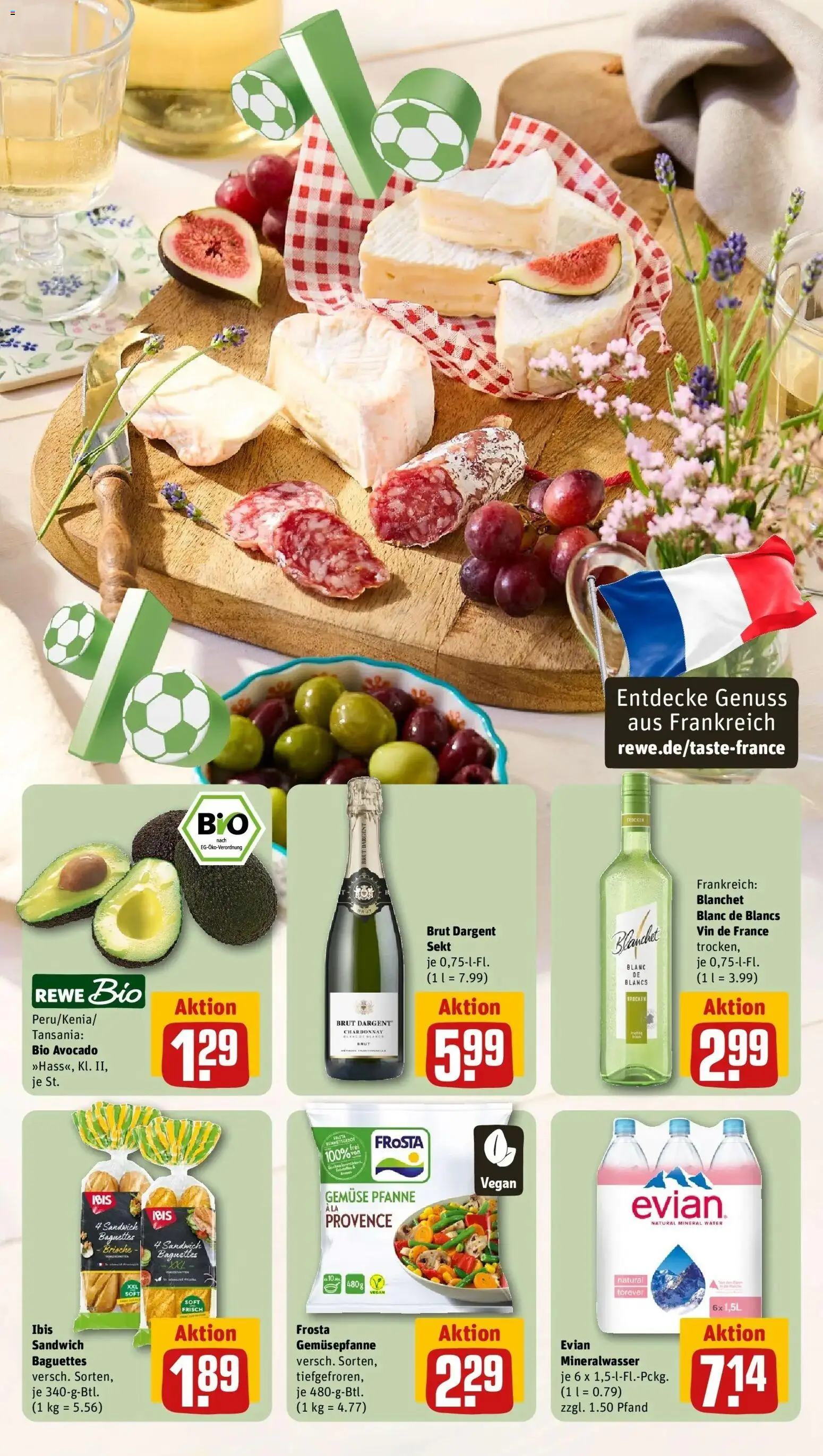 Rewe Prospekt Bretzfeld/Rappach – gültig ab 05.07.2026 | Seite: 5 | Produkte: Frosta, Avocado, Gemüse, Brut dargent