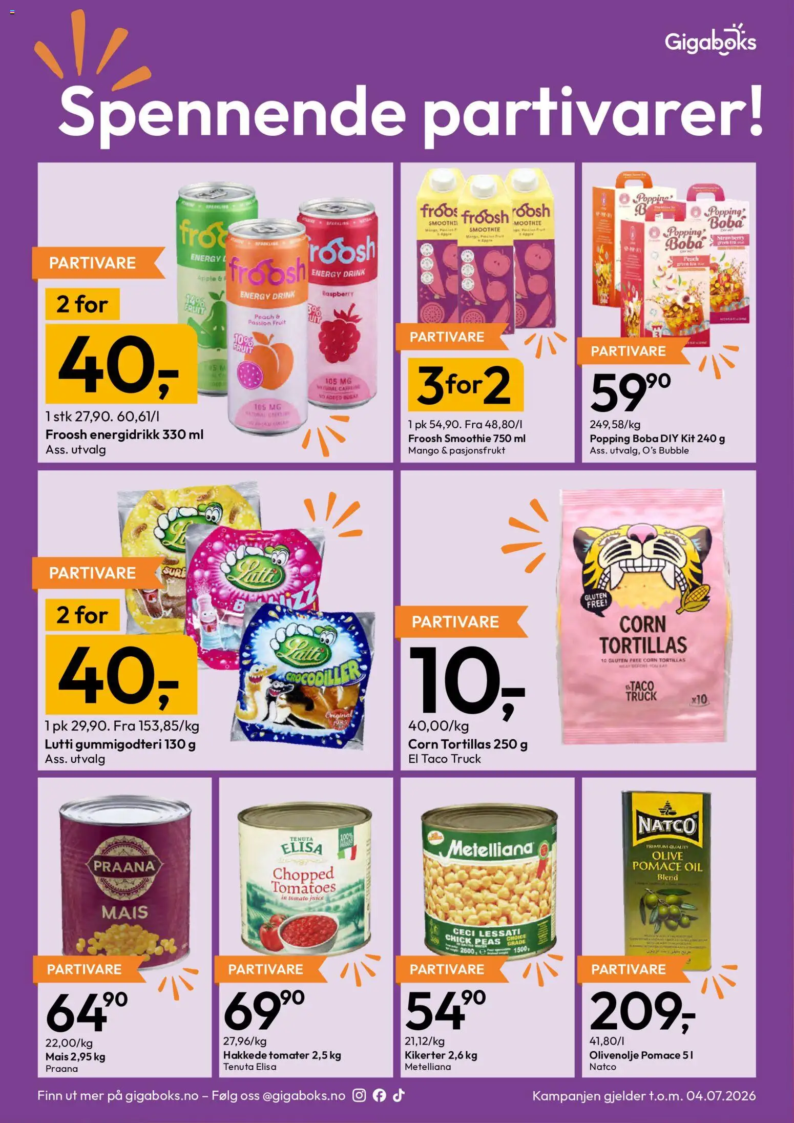 {H1} | Side: 10 | Produkter: Cremă după plajă, Замок, Energidrikk, Taco