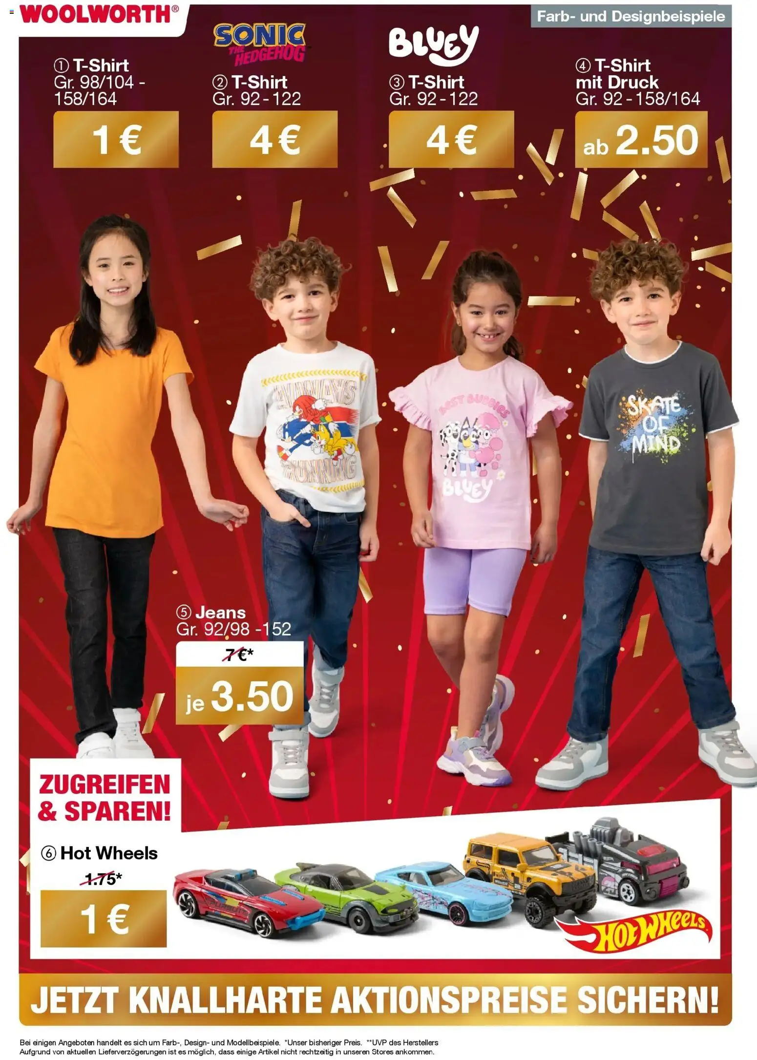 Woolworth Wir feiern 1.000x in Europa! gültig ab 27.02.2026 | Seite: 7 | Produkte: Jeans