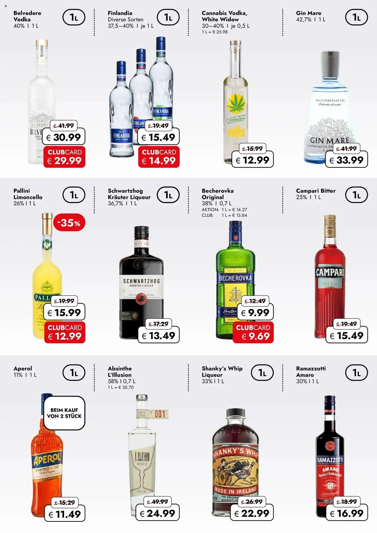 Travel Free Aktionsangebote | Seite: 3 | Produkte: Aperol, Vodka, Gin, Whiskey