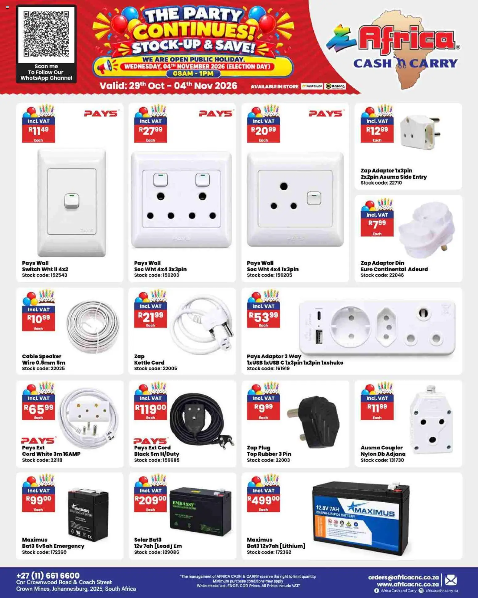 New Africa Cash & Carry catalogue – valid from 29/10/2026 | Page: 49