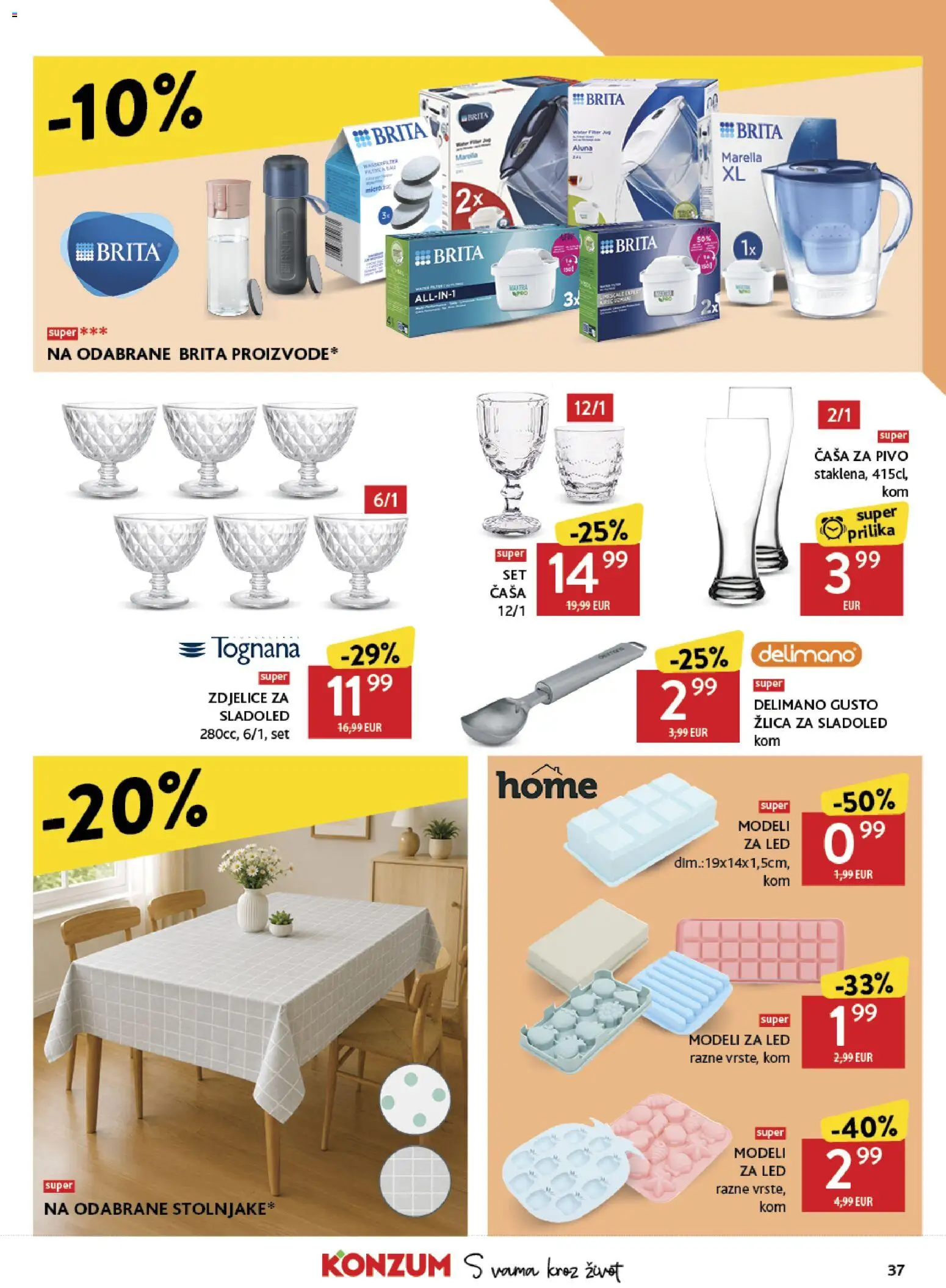 Konzum HR akciós ujság - amely érvényes a következő dátumtól: 2026.07.08. | Oldal: 37