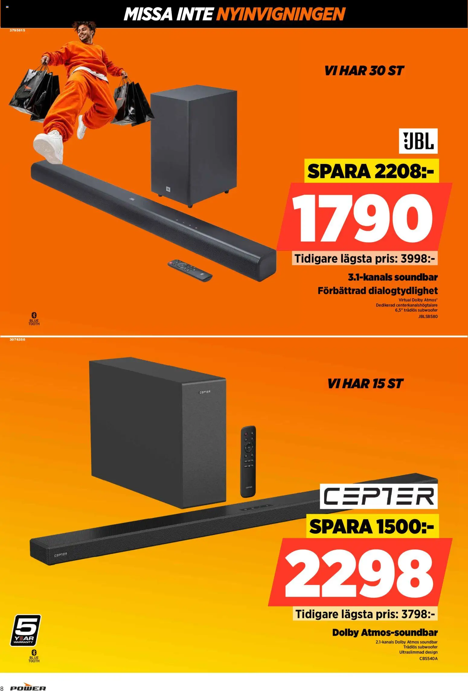 Power reklamblad aktuell från 24/09/2026 | Sida: 8 | Produkter: Soundbar