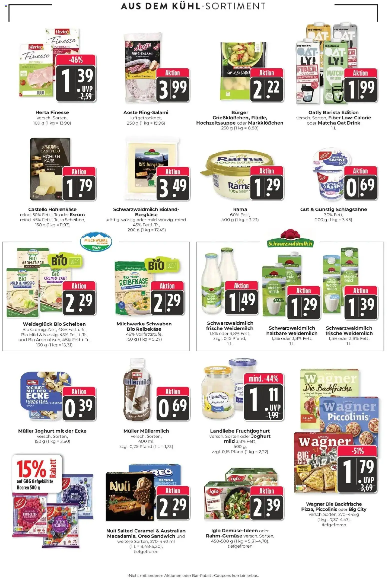 Edeka Prospekt Schliengen (ab 19.10.2026) » Angebote Online | Seite: 11 | Produkte: Himbeeren, Putenbrust, Joghurt, Salami