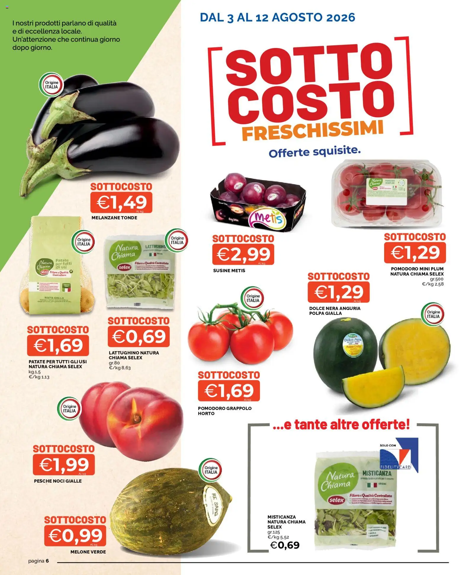 Volantino Mercatò del 03/08/2026 | Pagina: 6
