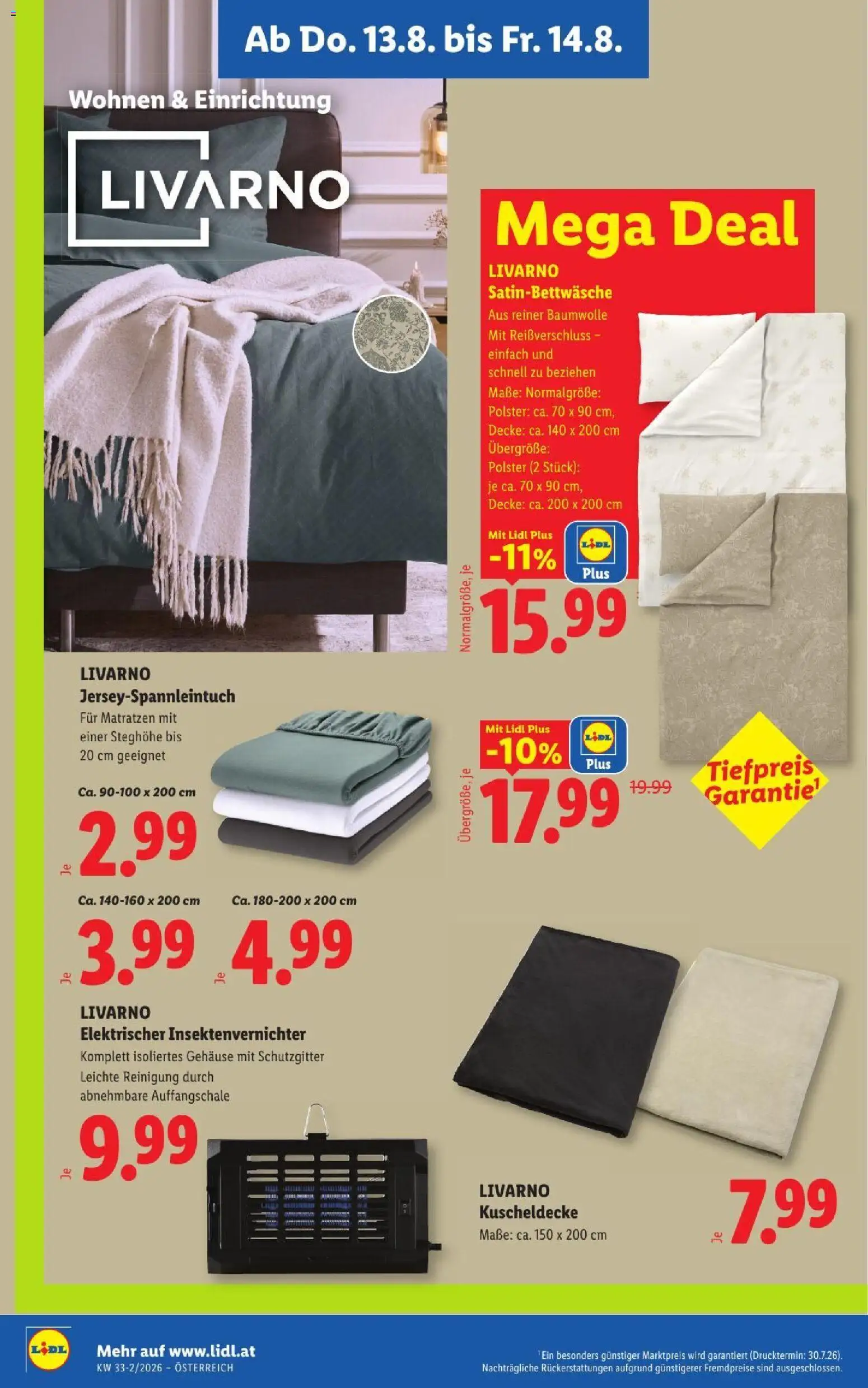 Lidl - Flugblatt gültig ab 13.08.2026 | Seite: 24 | Produkte: Decke